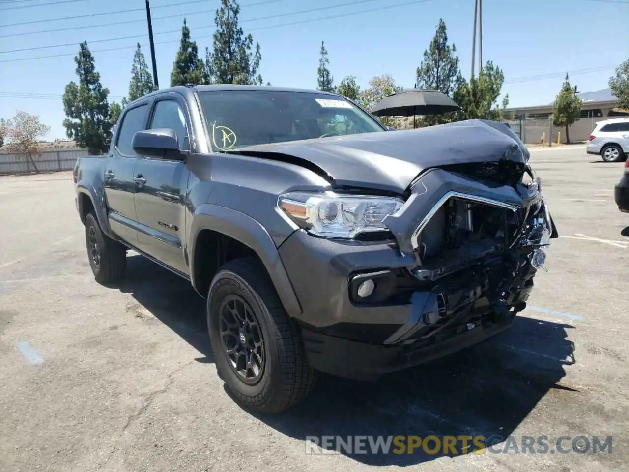 1 Photograph of a damaged car 3TMAZ5CN6NM186016 TOYOTA TACOMA 2022