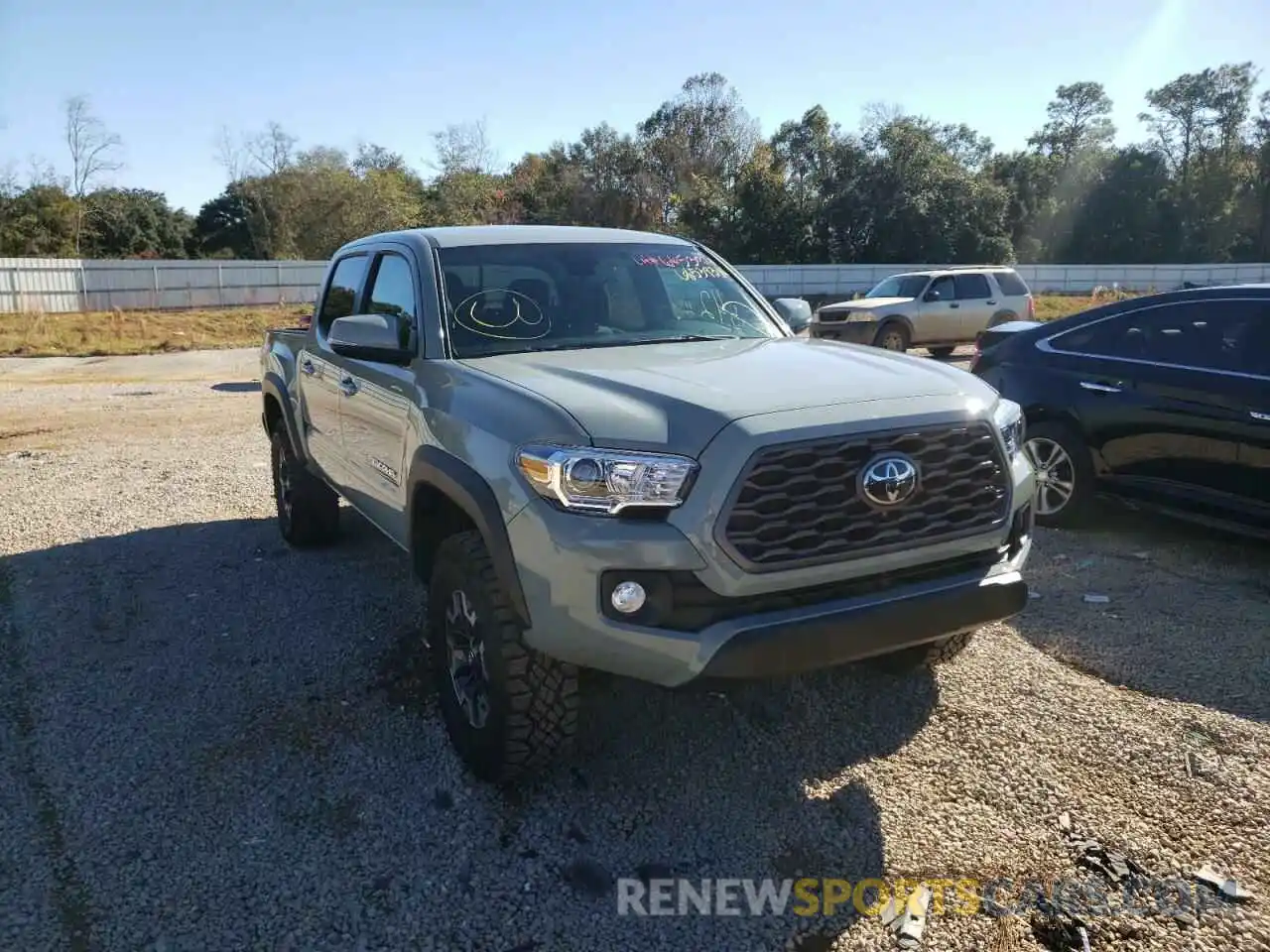 1 Photograph of a damaged car 3TMAZ5CN7NM160721 TOYOTA TACOMA 2022