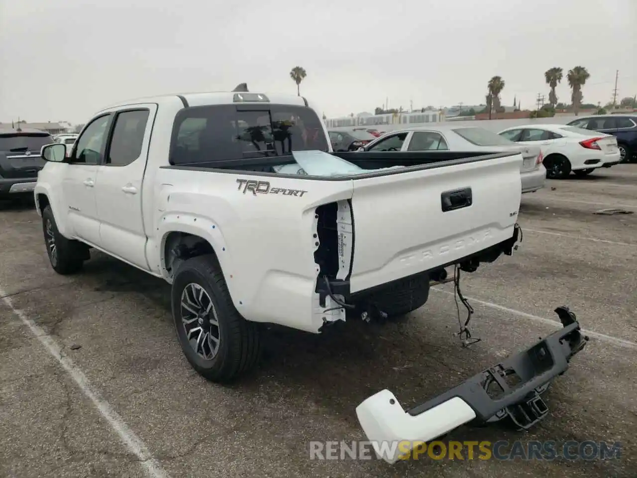 3 Photograph of a damaged car 3TMAZ5CN7NM171590 TOYOTA TACOMA 2022