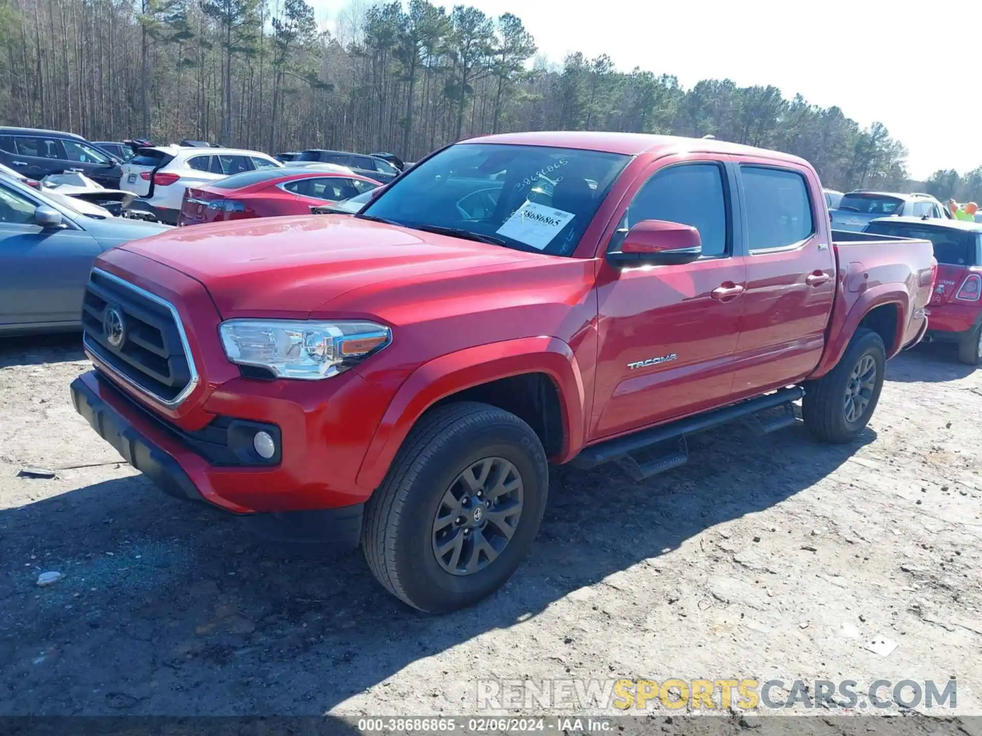 2 Photograph of a damaged car 3TMAZ5CN7NM179303 TOYOTA TACOMA 2022