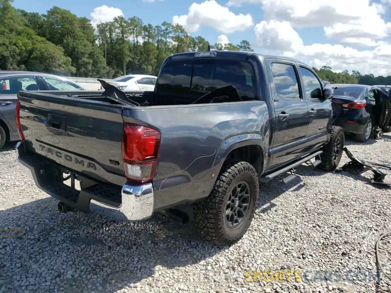 4 Photograph of a damaged car 3TMAZ5CN8NM166544 TOYOTA TACOMA 2022