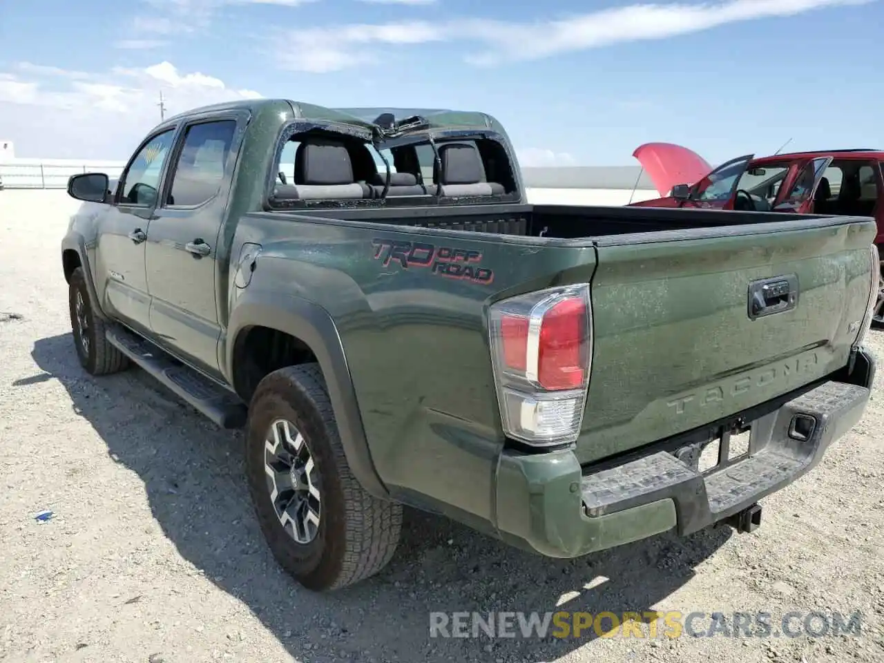 3 Photograph of a damaged car 3TMAZ5CN8NM167029 TOYOTA TACOMA 2022