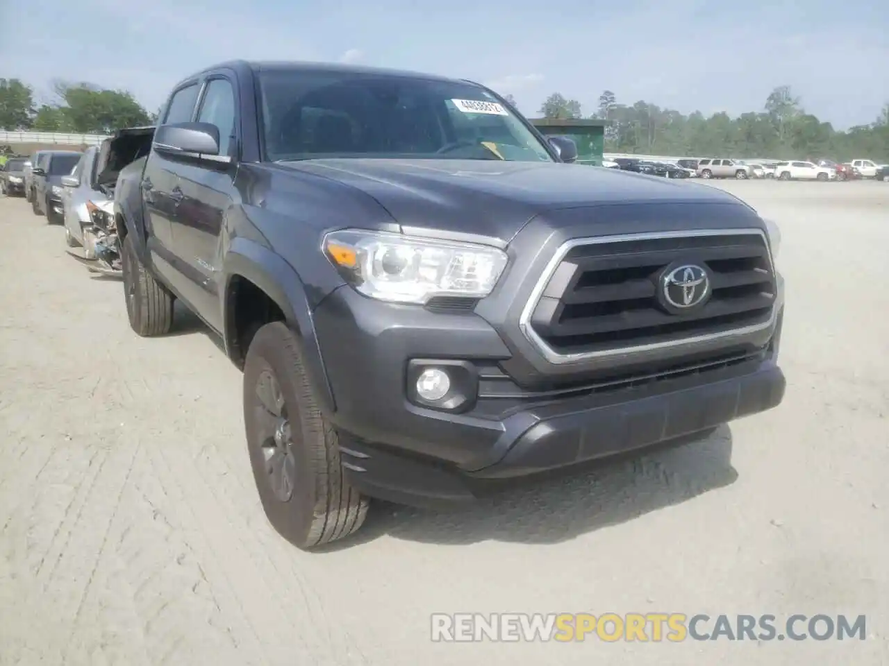 1 Photograph of a damaged car 3TMAZ5CN8NM169542 TOYOTA TACOMA 2022