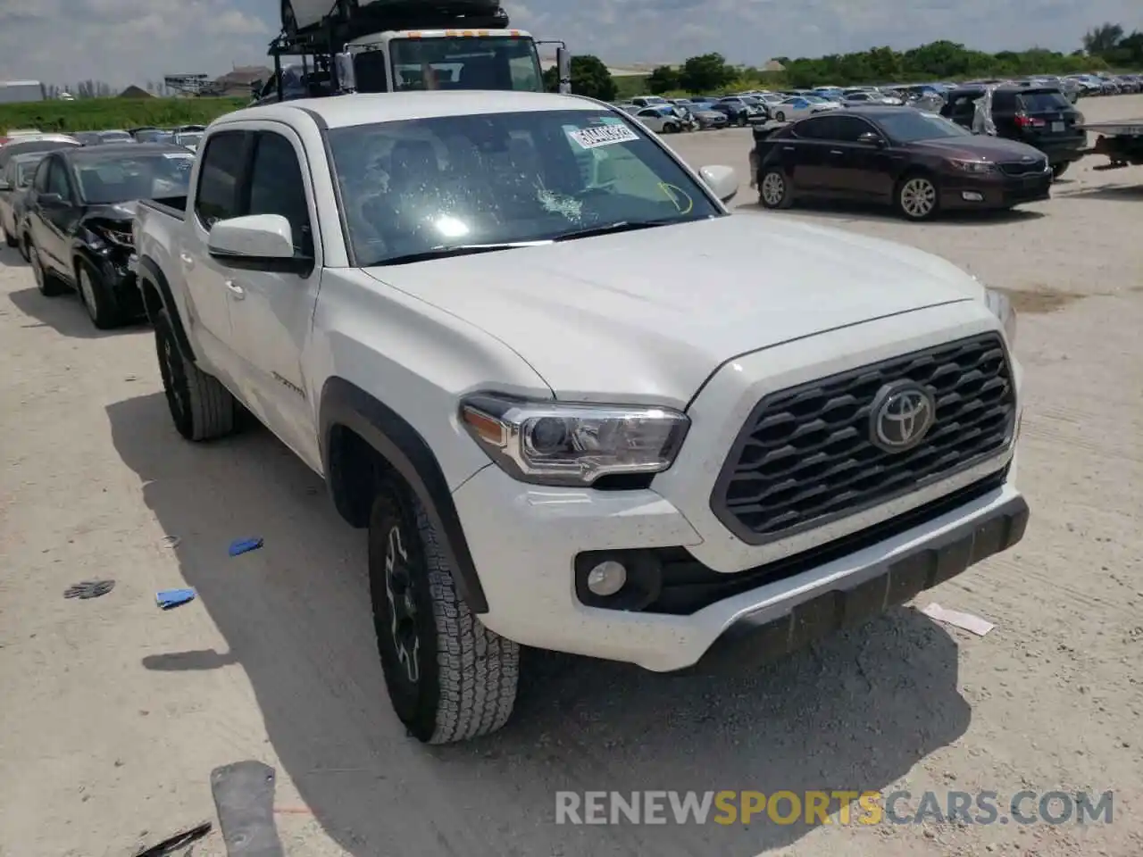 1 Photograph of a damaged car 3TMAZ5CN9NM160249 TOYOTA TACOMA 2022