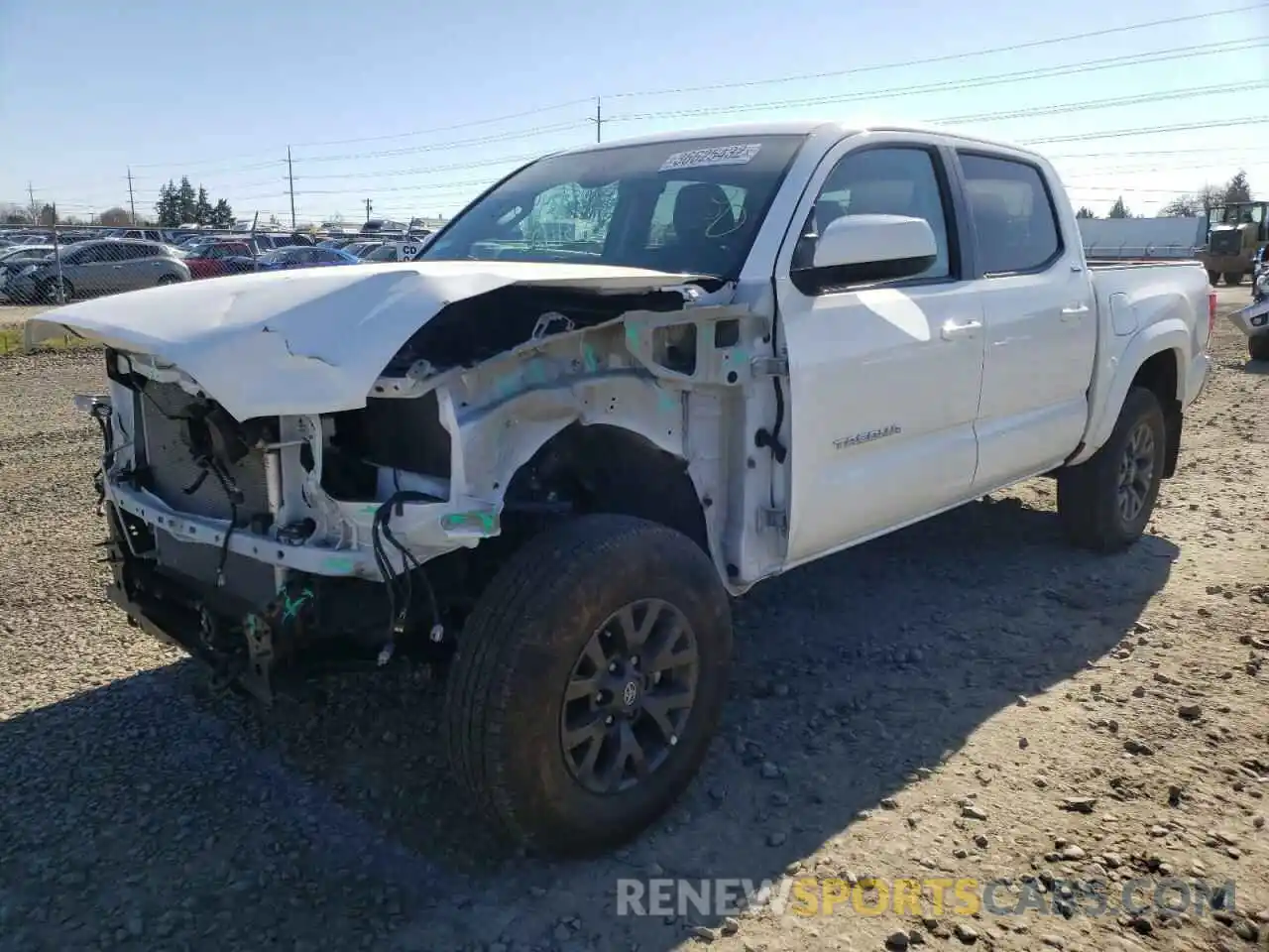 2 Photograph of a damaged car 3TMAZ5CN9NM162227 TOYOTA TACOMA 2022