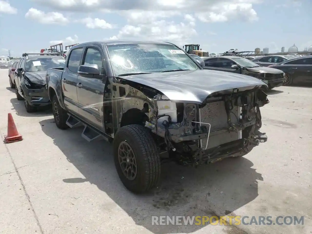 1 Photograph of a damaged car 3TMAZ5CN9NM173244 TOYOTA TACOMA 2022