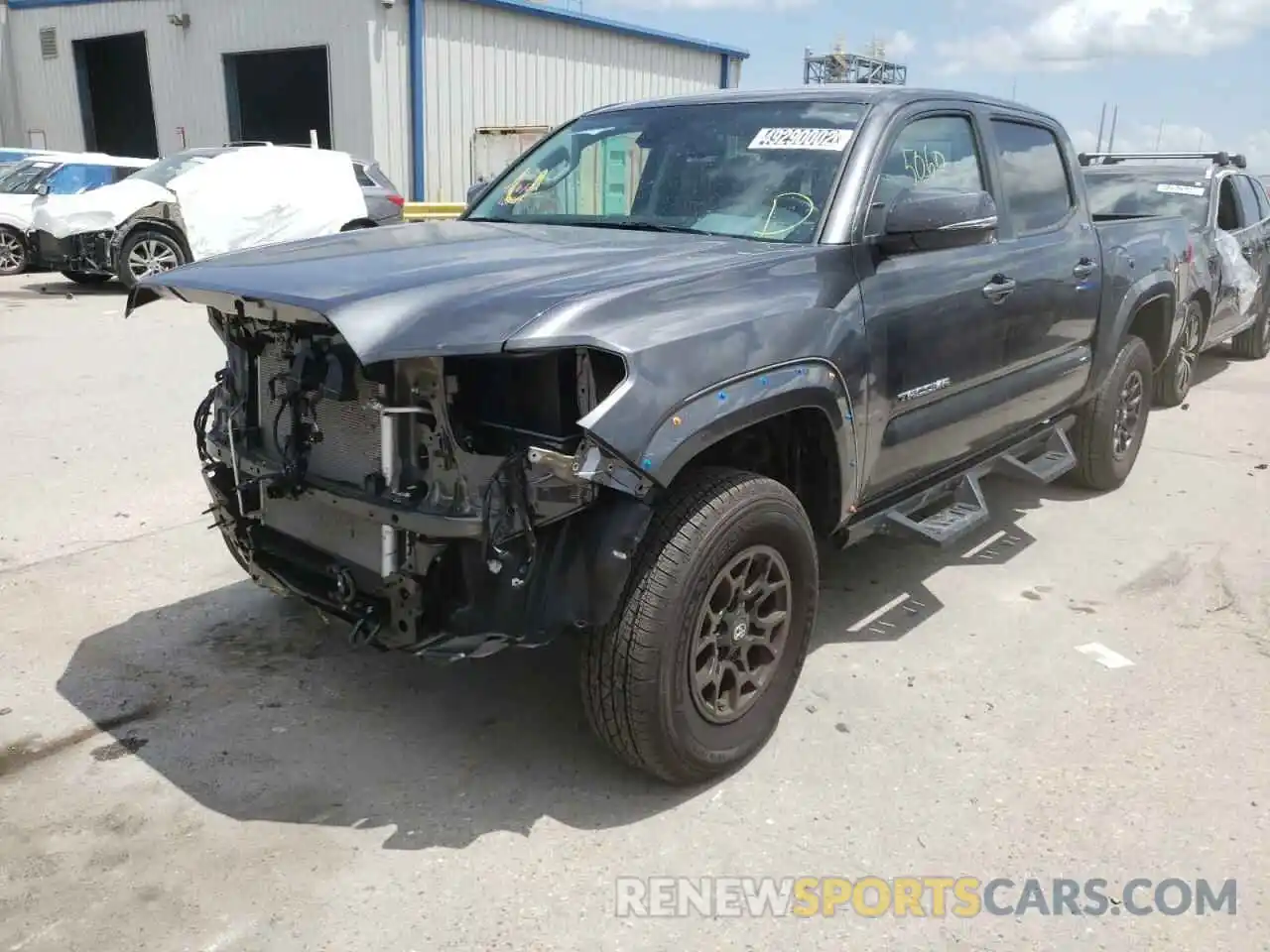 2 Photograph of a damaged car 3TMAZ5CN9NM173244 TOYOTA TACOMA 2022