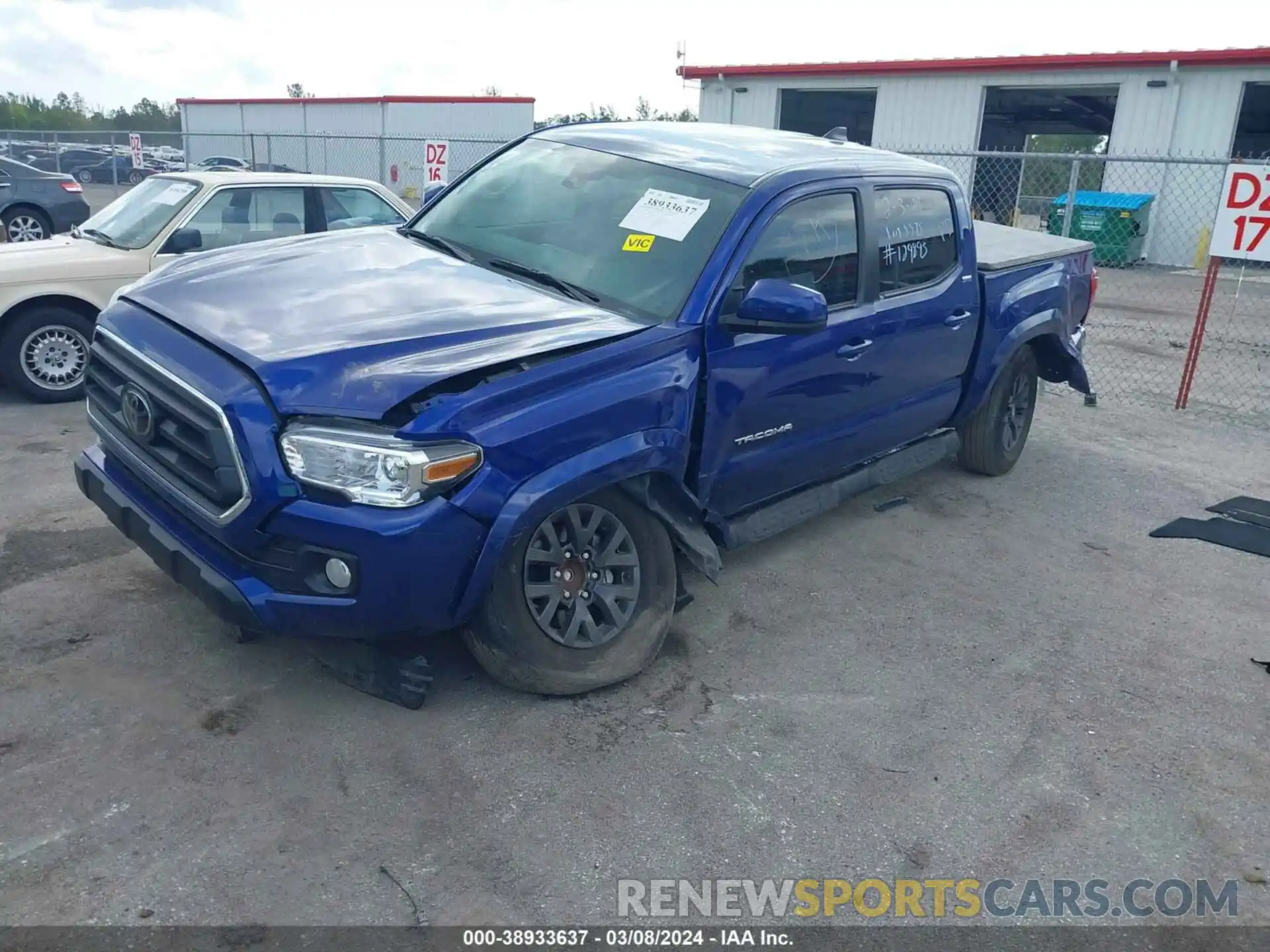 2 Photograph of a damaged car 3TMAZ5CN9NM188875 TOYOTA TACOMA 2022