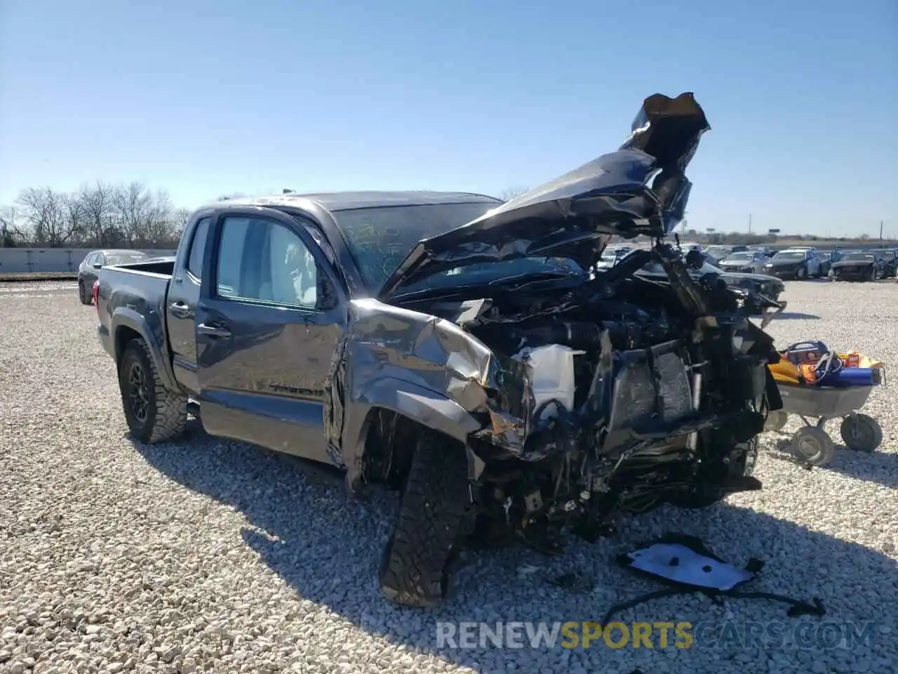 1 Photograph of a damaged car 3TMAZ5CNXNM161507 TOYOTA TACOMA 2022