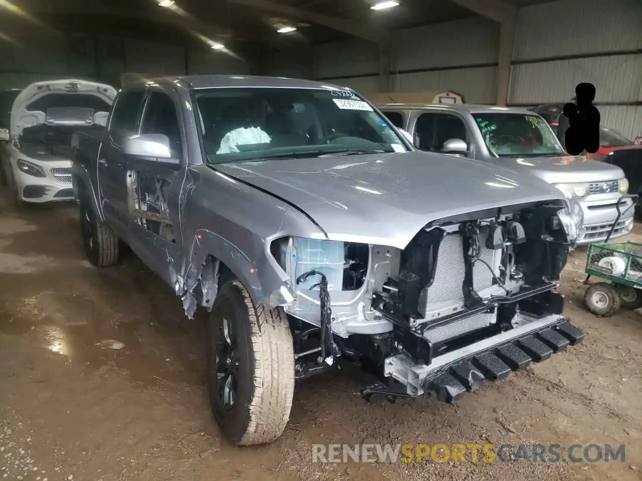 1 Photograph of a damaged car 3TMAZ5CNXNM168599 TOYOTA TACOMA 2022