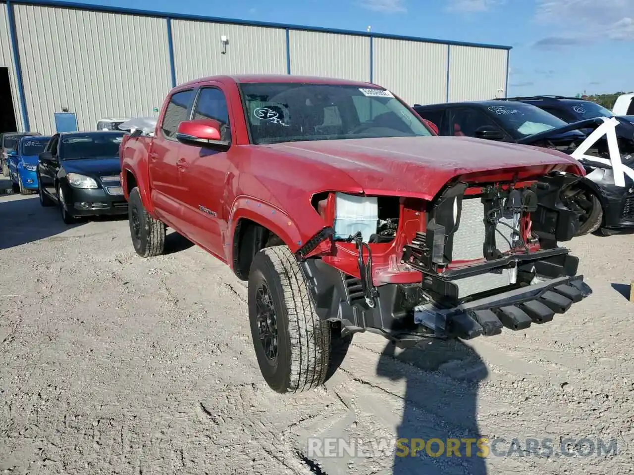 1 Photograph of a damaged car 3TMAZ5CNXNM184611 TOYOTA TACOMA 2022