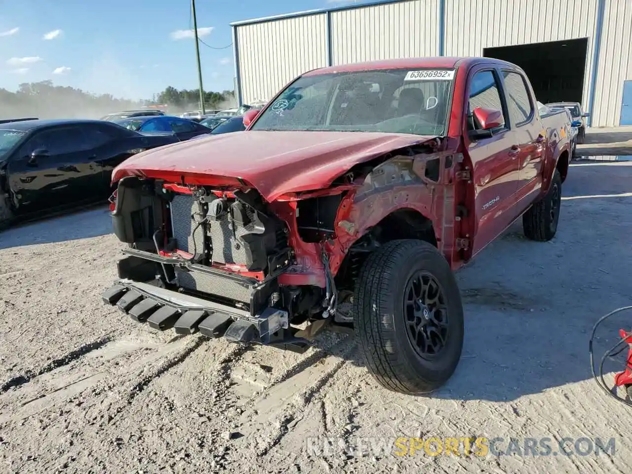 2 Photograph of a damaged car 3TMAZ5CNXNM184611 TOYOTA TACOMA 2022