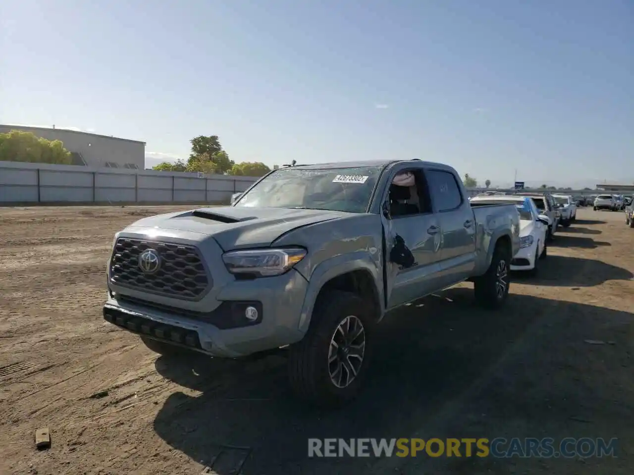 2 Photograph of a damaged car 3TMBZ5DN0NM032405 TOYOTA TACOMA 2022