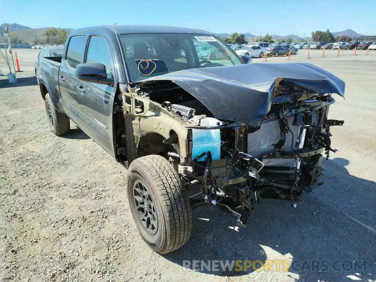 1 Photograph of a damaged car 3TMBZ5DN0NM032811 TOYOTA TACOMA 2022