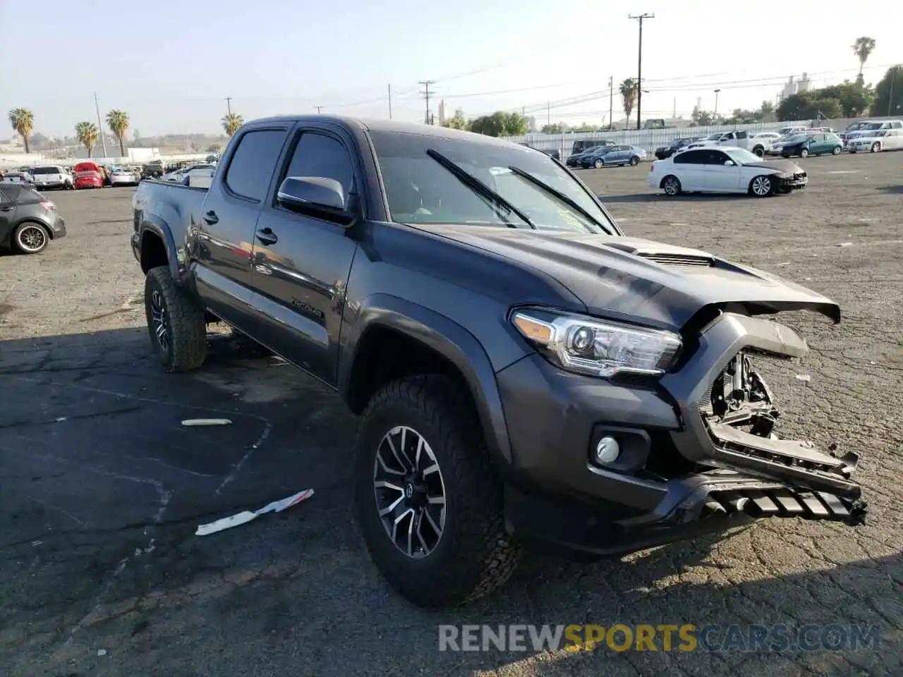 1 Photograph of a damaged car 3TMBZ5DN0NM035157 TOYOTA TACOMA 2022