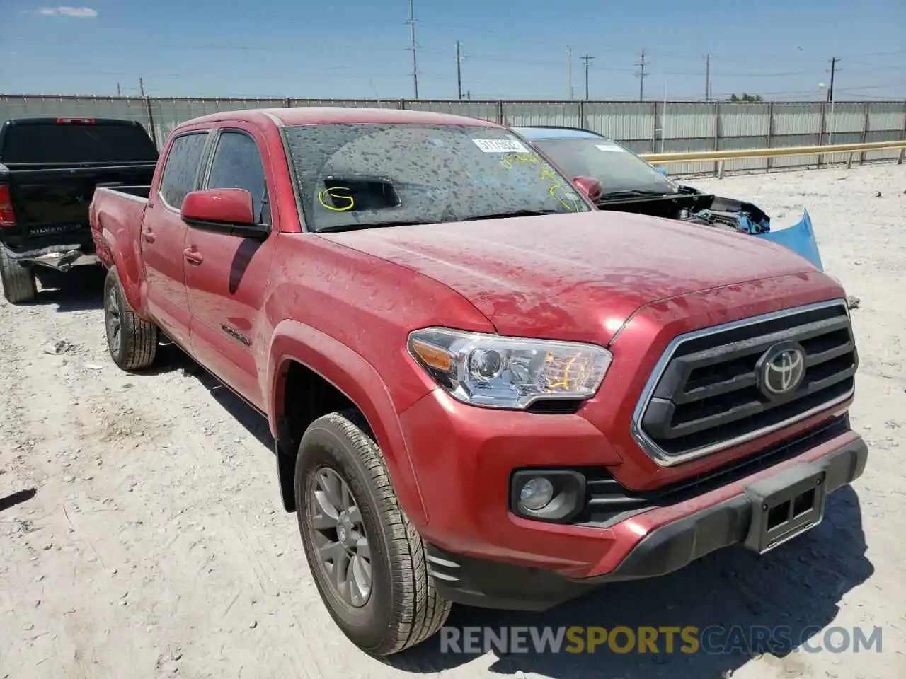 1 Photograph of a damaged car 3TMBZ5DN2NM033636 TOYOTA TACOMA 2022