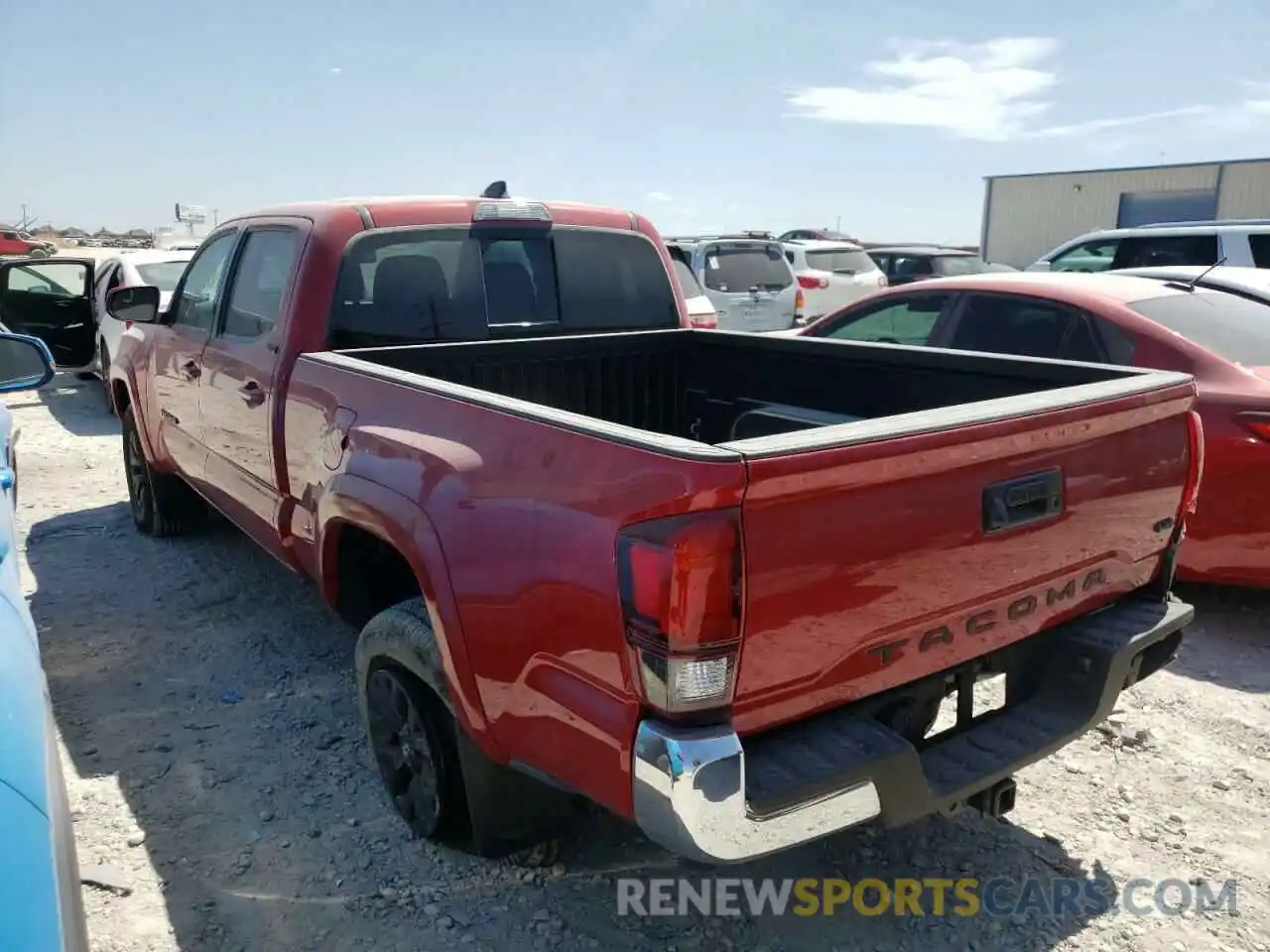 3 Photograph of a damaged car 3TMBZ5DN2NM033636 TOYOTA TACOMA 2022