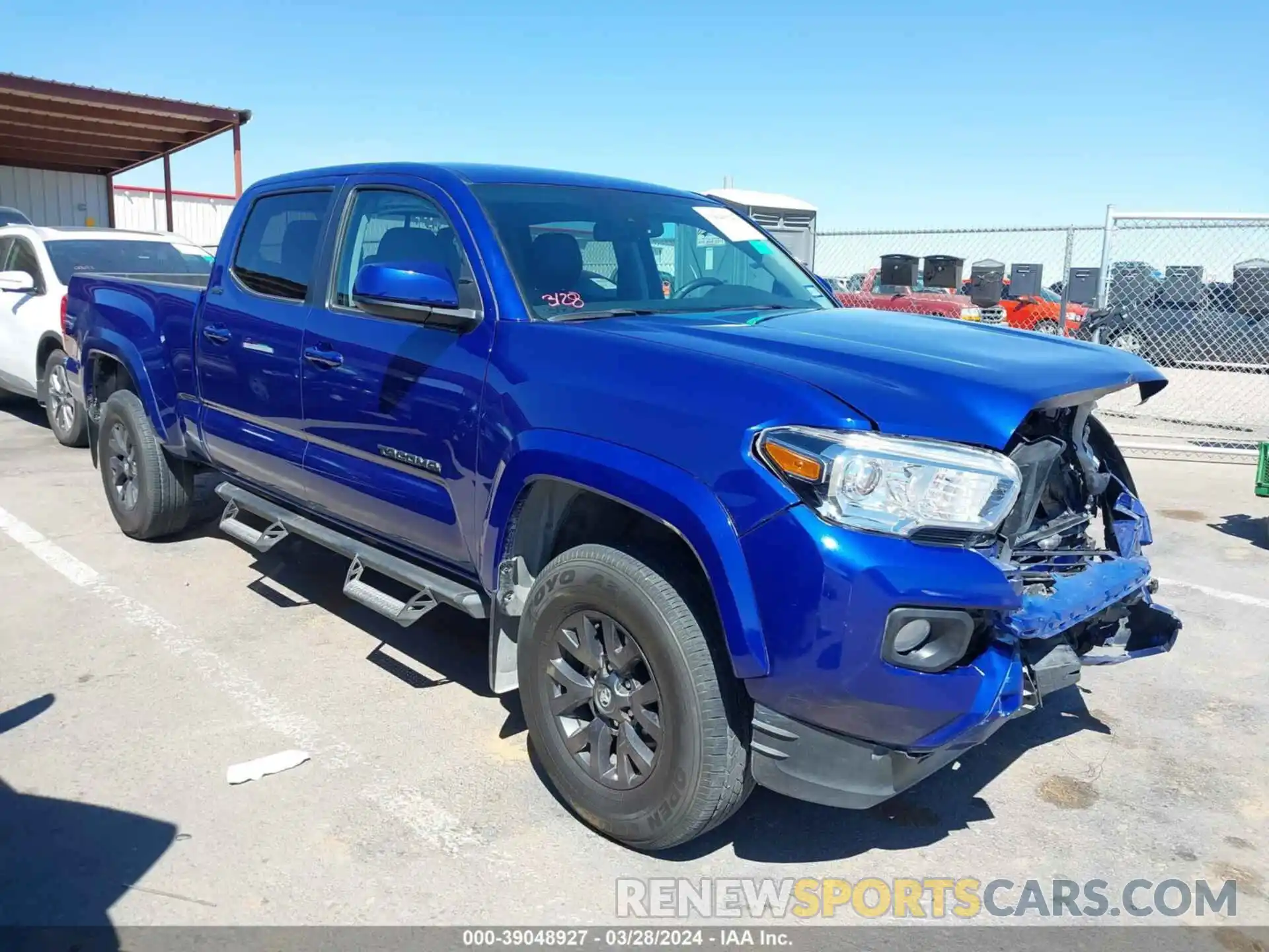 1 Photograph of a damaged car 3TMBZ5DN2NM037105 TOYOTA TACOMA 2022