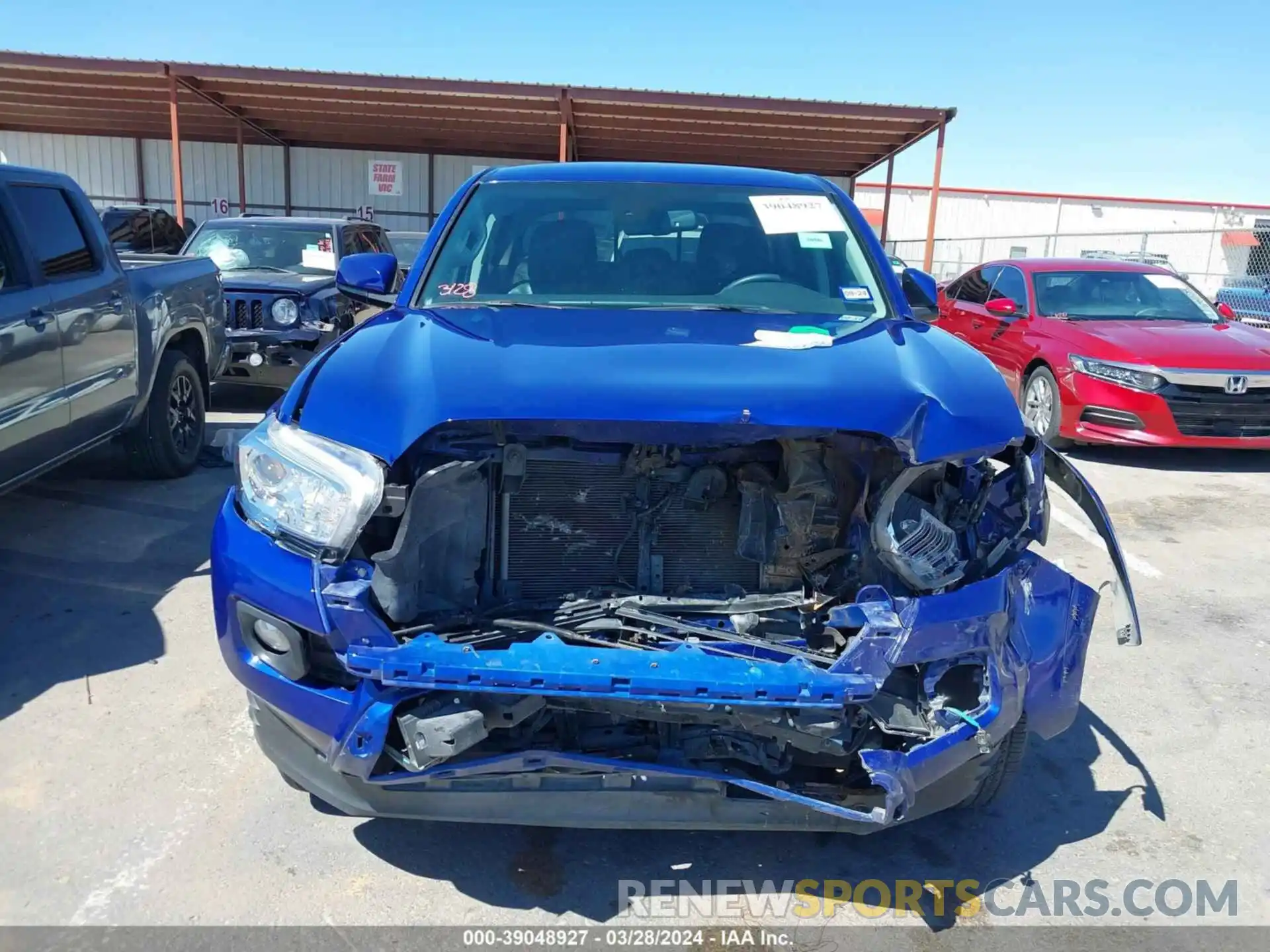 12 Photograph of a damaged car 3TMBZ5DN2NM037105 TOYOTA TACOMA 2022