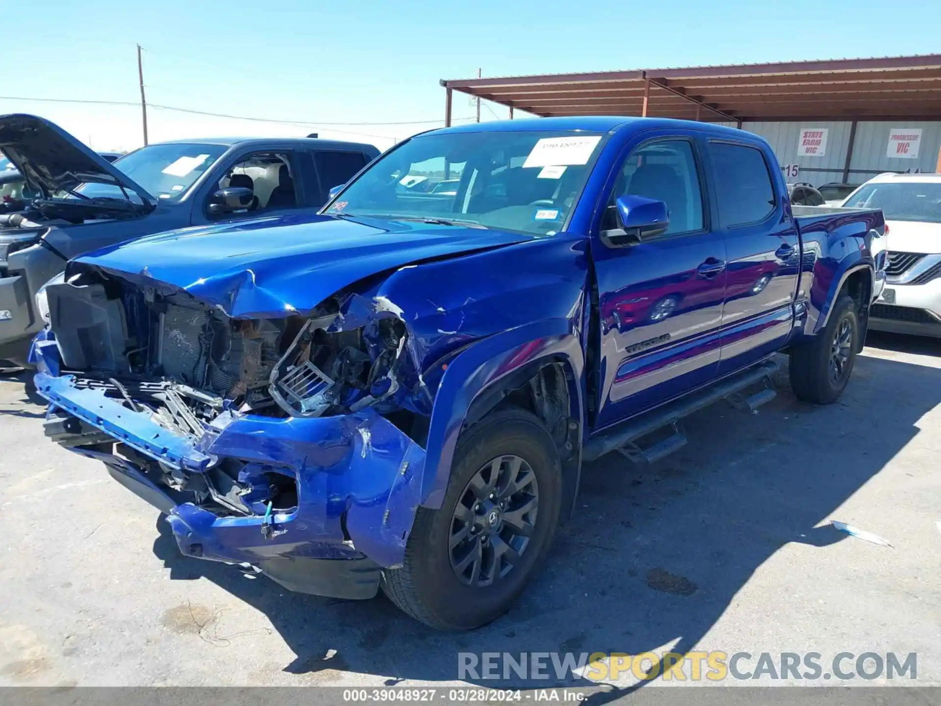 2 Photograph of a damaged car 3TMBZ5DN2NM037105 TOYOTA TACOMA 2022