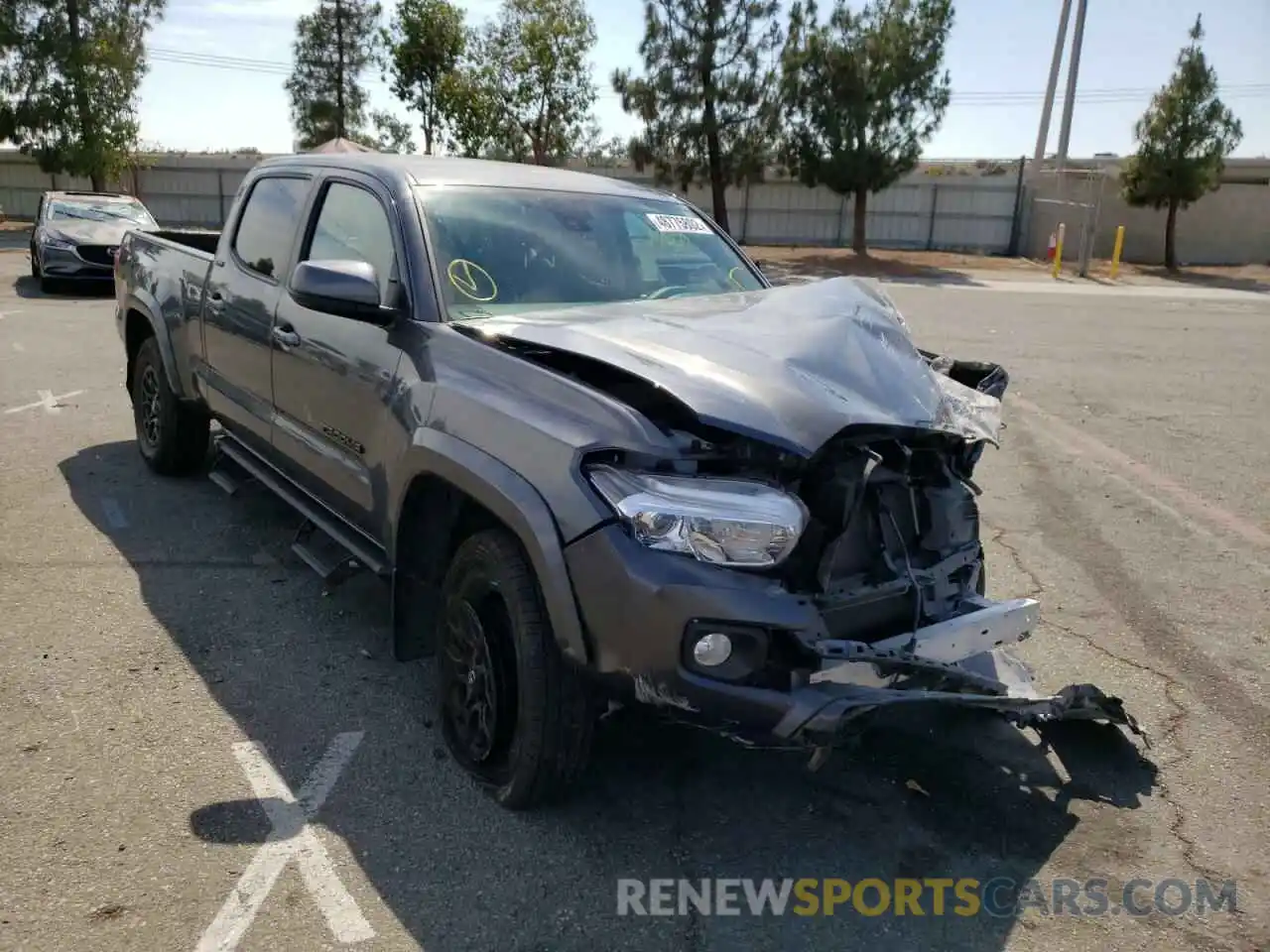 1 Photograph of a damaged car 3TMBZ5DN3NM032950 TOYOTA TACOMA 2022