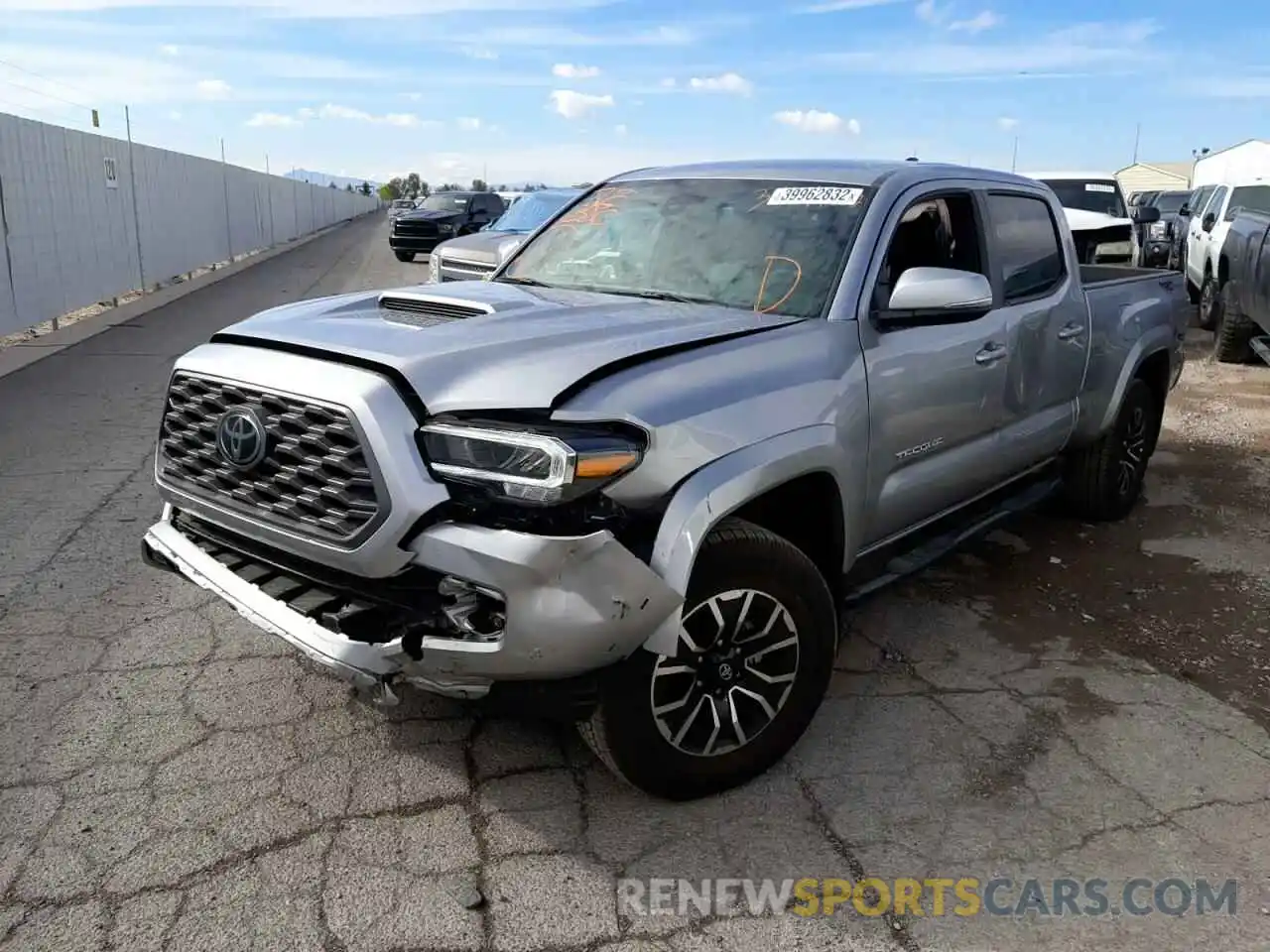 2 Photograph of a damaged car 3TMBZ5DN4NM032343 TOYOTA TACOMA 2022