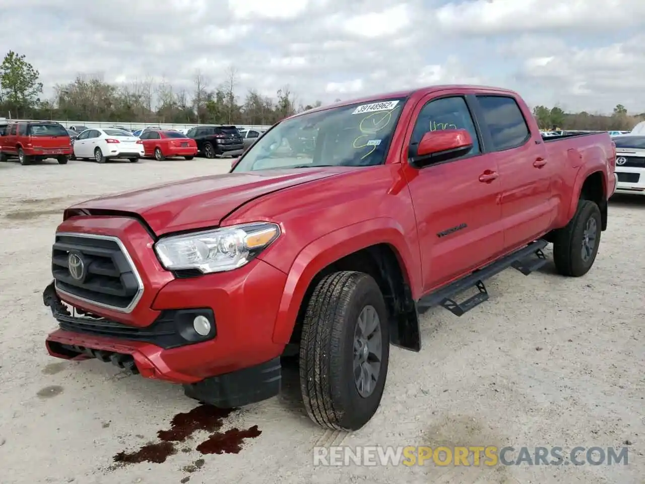 2 Photograph of a damaged car 3TMBZ5DN6NM033607 TOYOTA TACOMA 2022