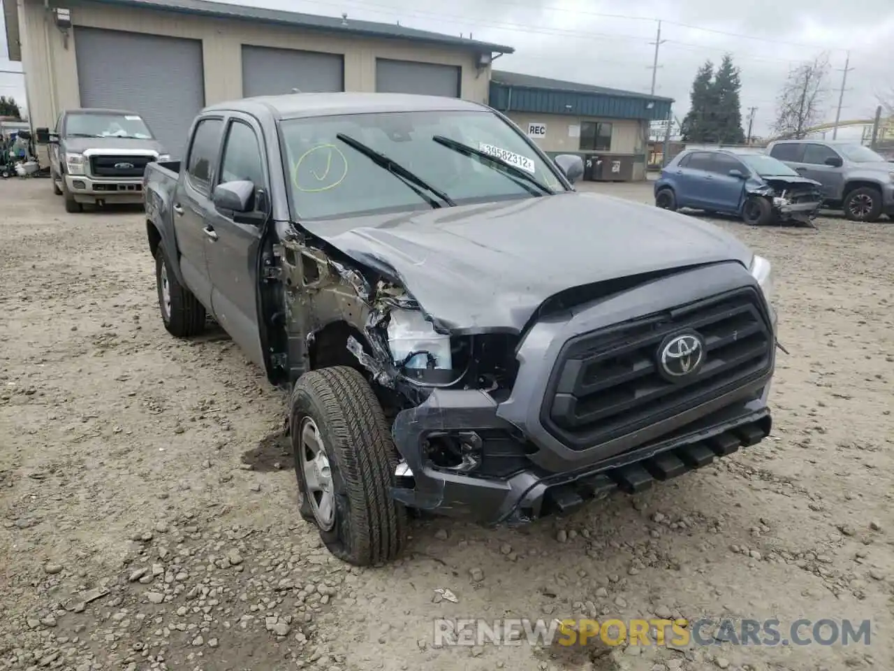 1 Photograph of a damaged car 3TMCZ5AN0NM460001 TOYOTA TACOMA 2022