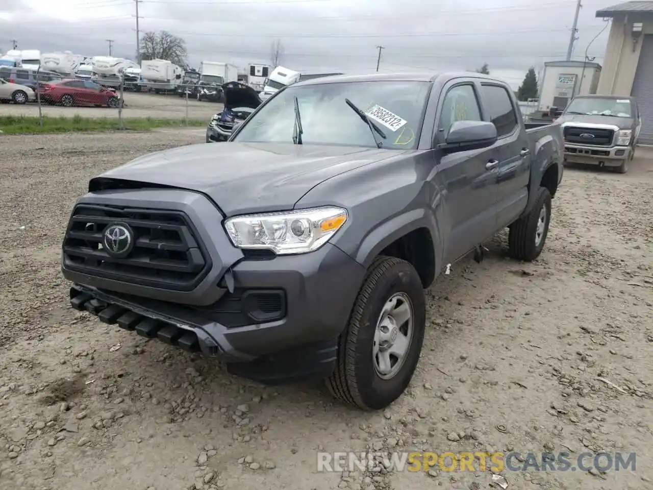 2 Photograph of a damaged car 3TMCZ5AN0NM460001 TOYOTA TACOMA 2022