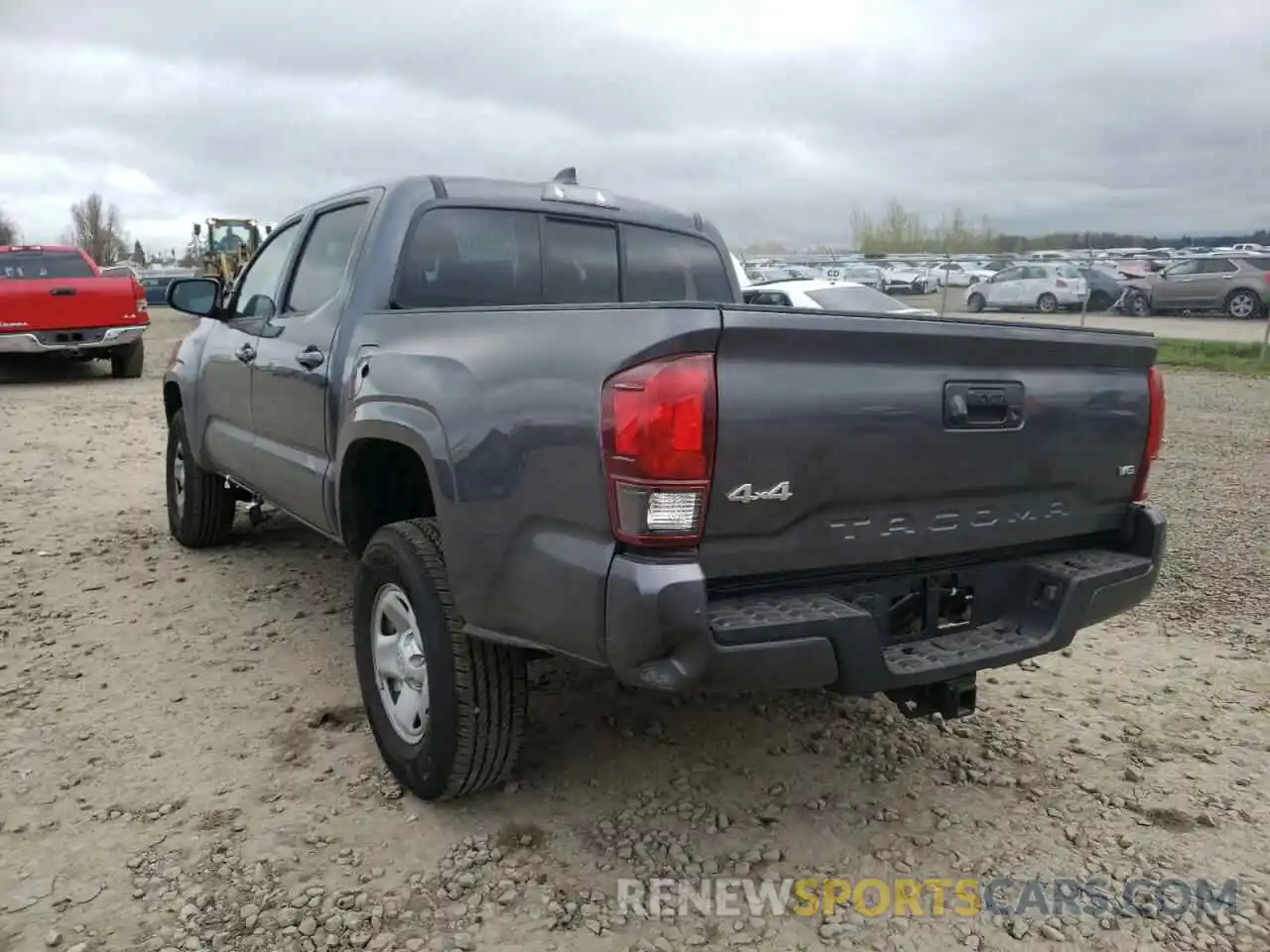 3 Photograph of a damaged car 3TMCZ5AN0NM460001 TOYOTA TACOMA 2022