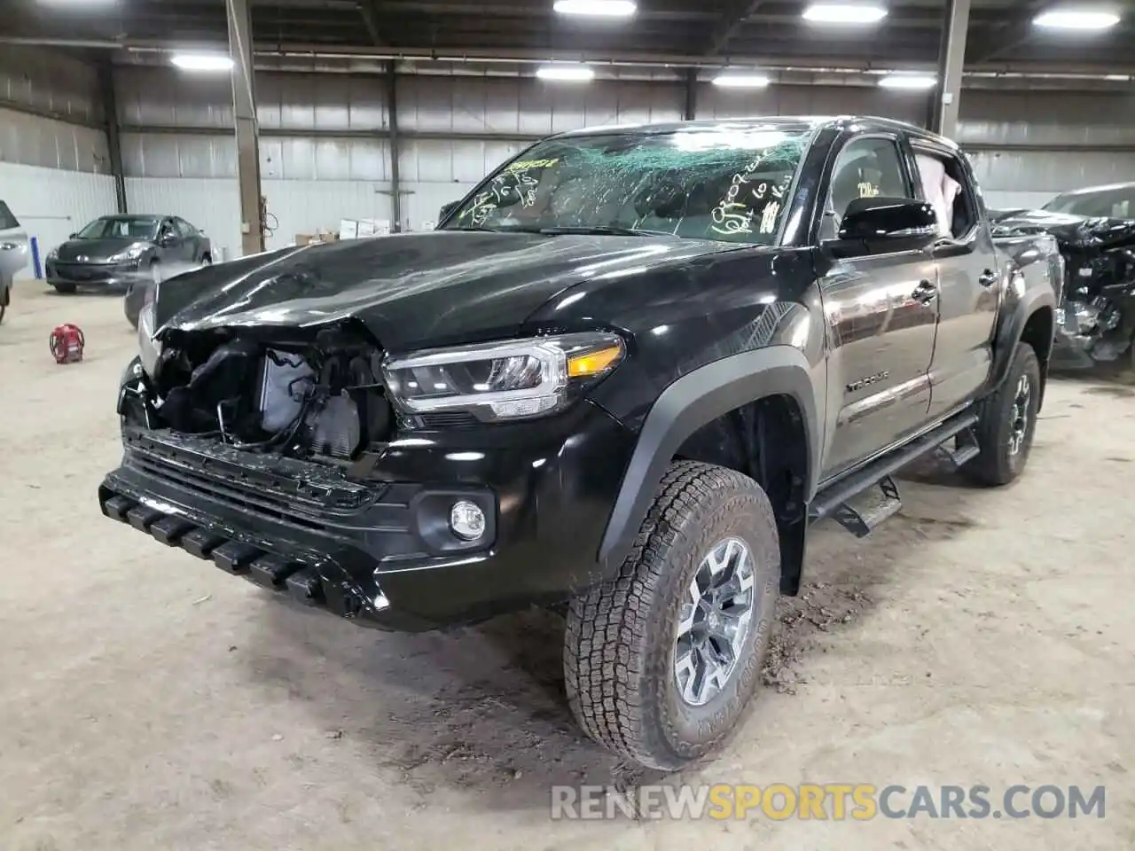 2 Photograph of a damaged car 3TMCZ5AN0NM463819 TOYOTA TACOMA 2022