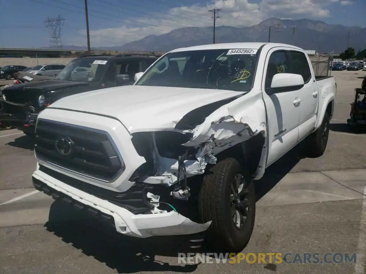 2 Photograph of a damaged car 3TMCZ5AN0NM485352 TOYOTA TACOMA 2022