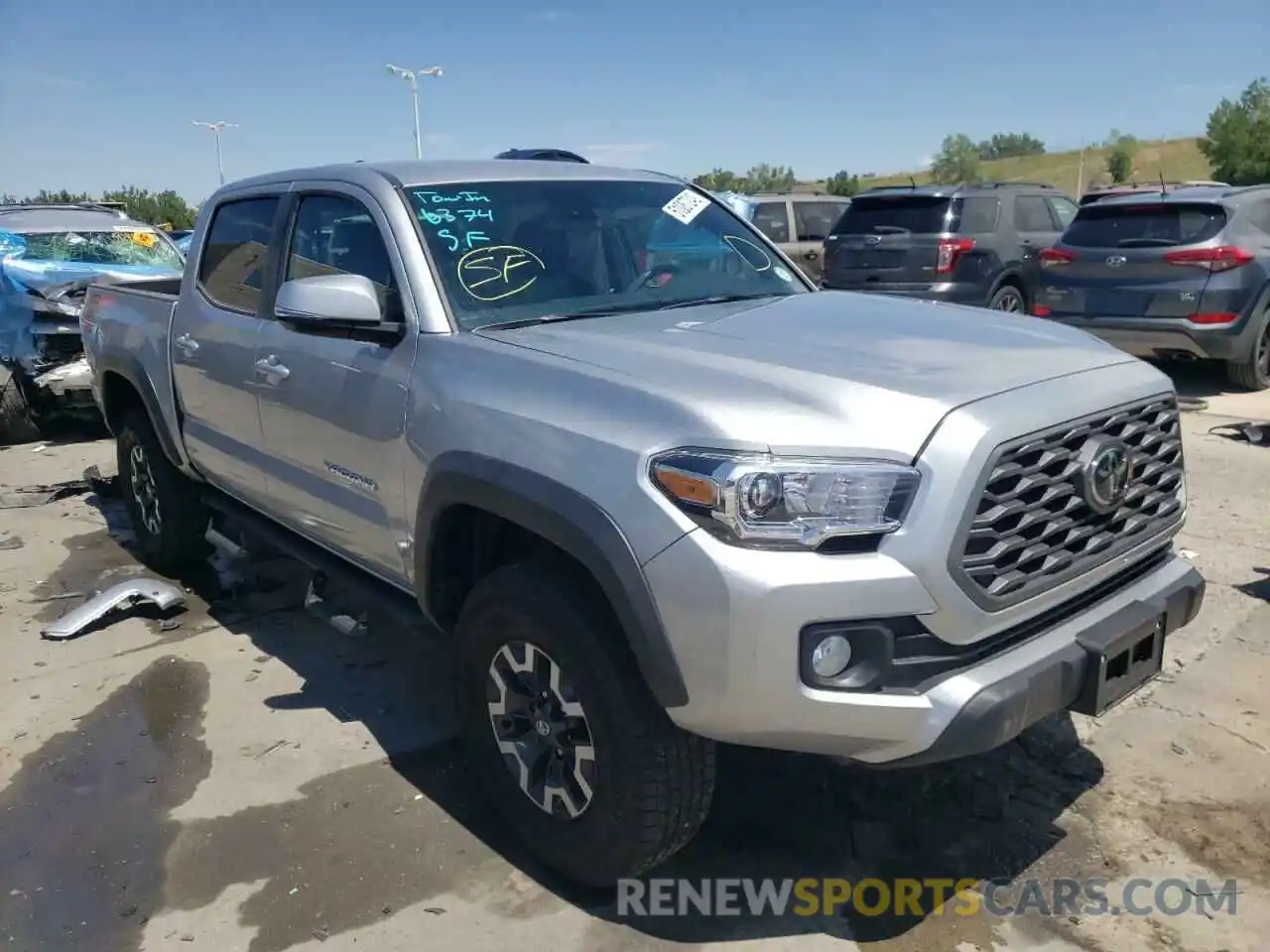 1 Photograph of a damaged car 3TMCZ5AN0NM492334 TOYOTA TACOMA 2022