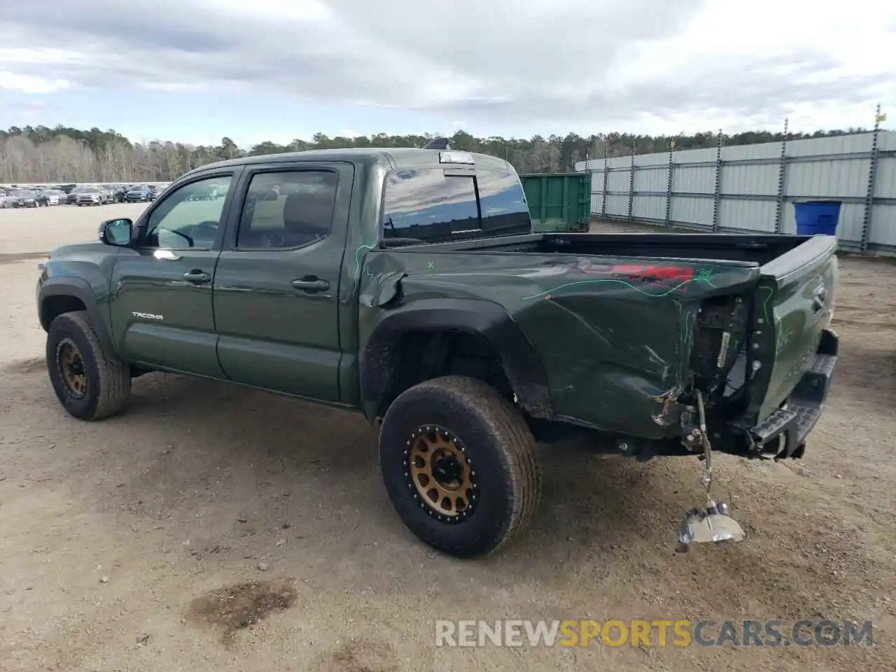 2 Photograph of a damaged car 3TMCZ5AN0NM500058 TOYOTA TACOMA 2022