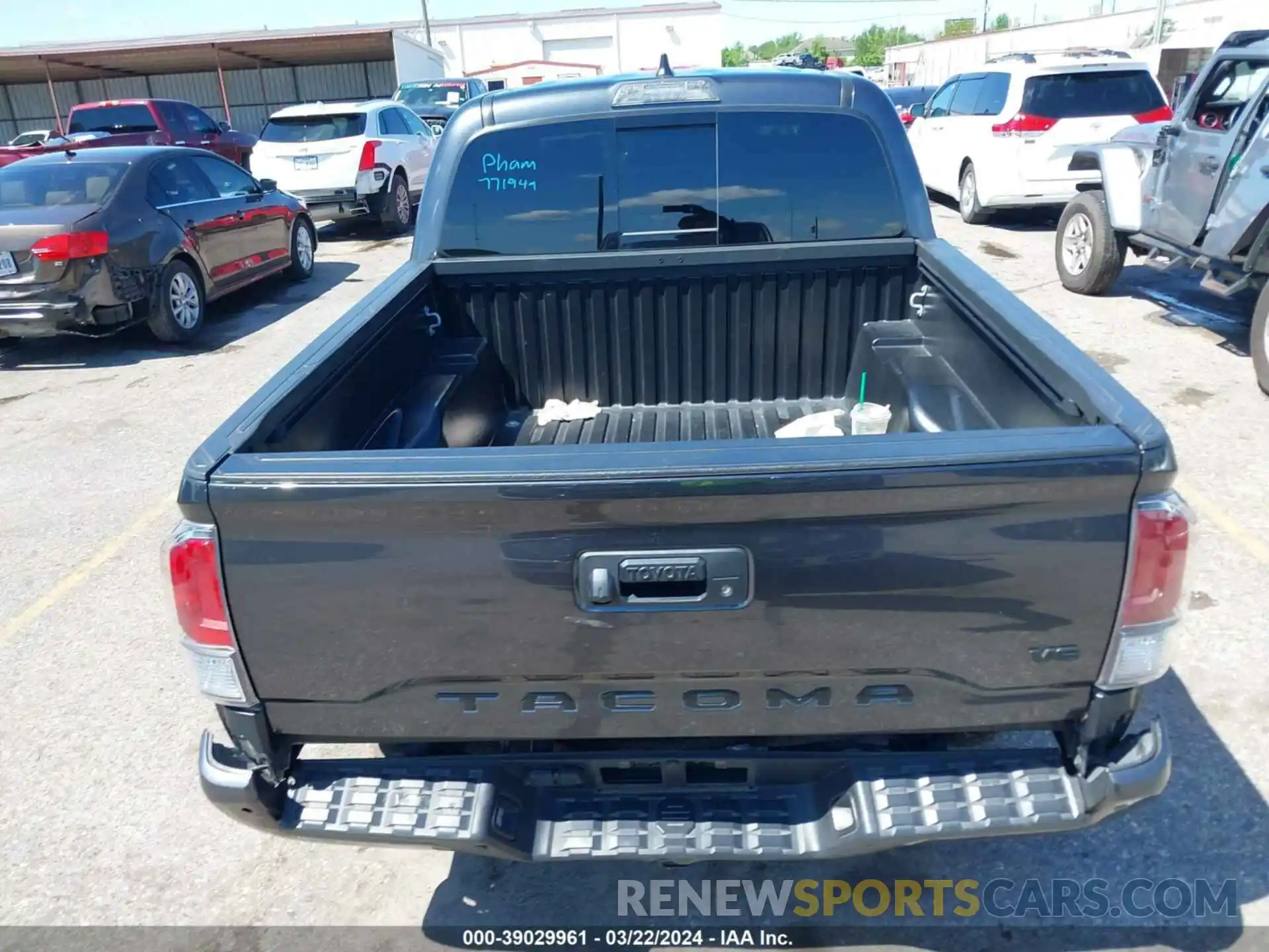 16 Photograph of a damaged car 3TMCZ5AN0NM503784 TOYOTA TACOMA 2022