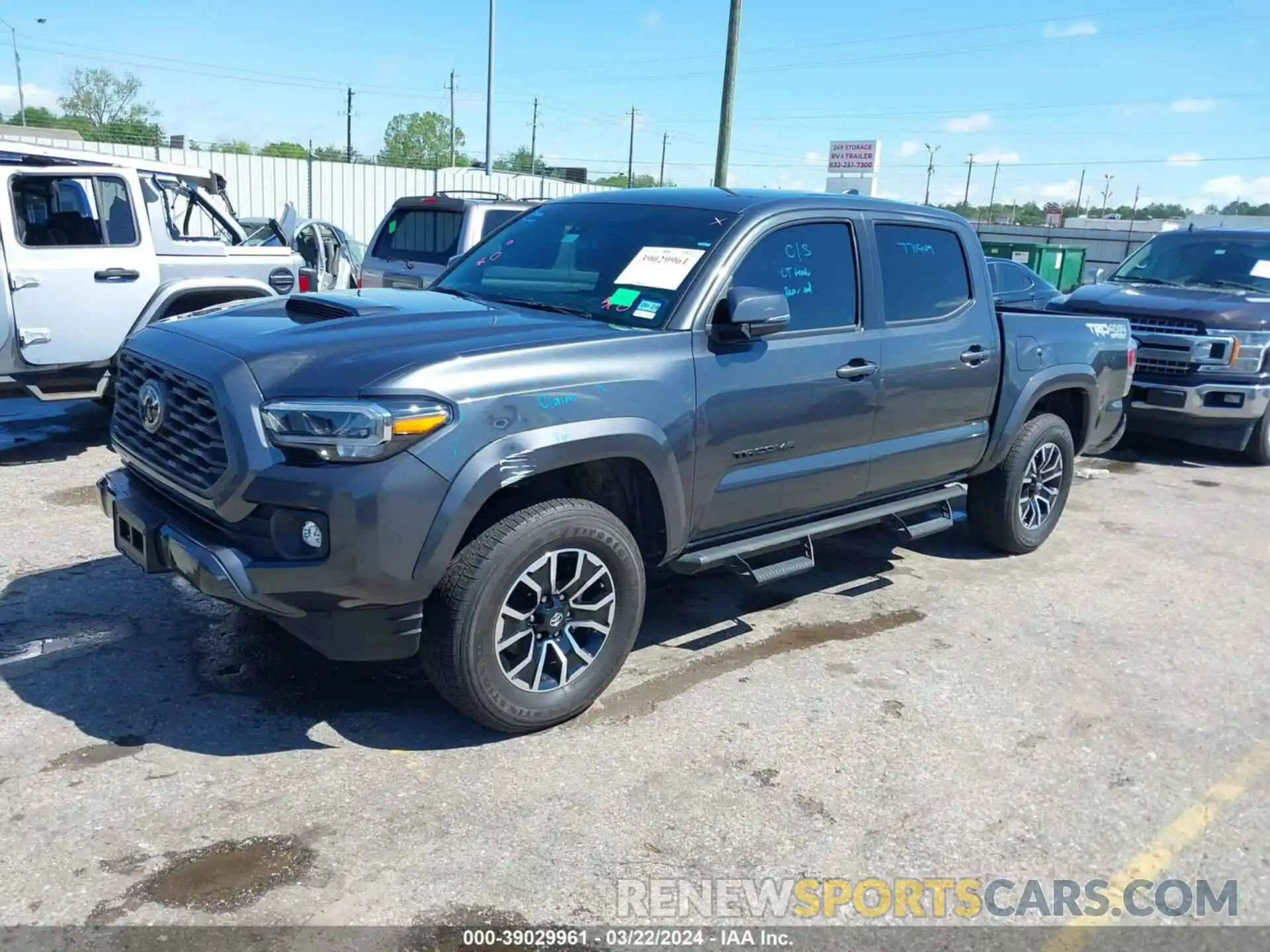 2 Photograph of a damaged car 3TMCZ5AN0NM503784 TOYOTA TACOMA 2022