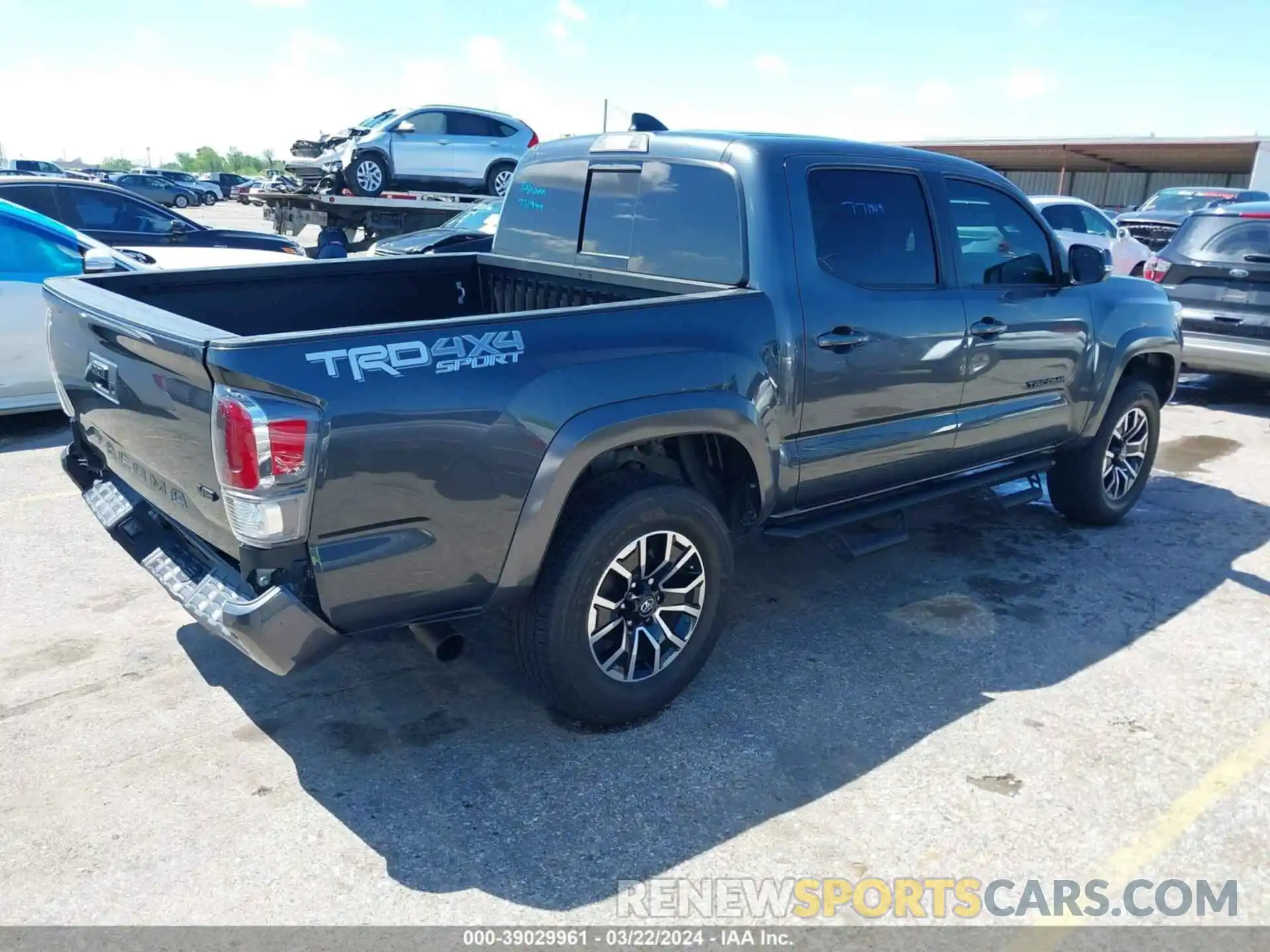 4 Photograph of a damaged car 3TMCZ5AN0NM503784 TOYOTA TACOMA 2022