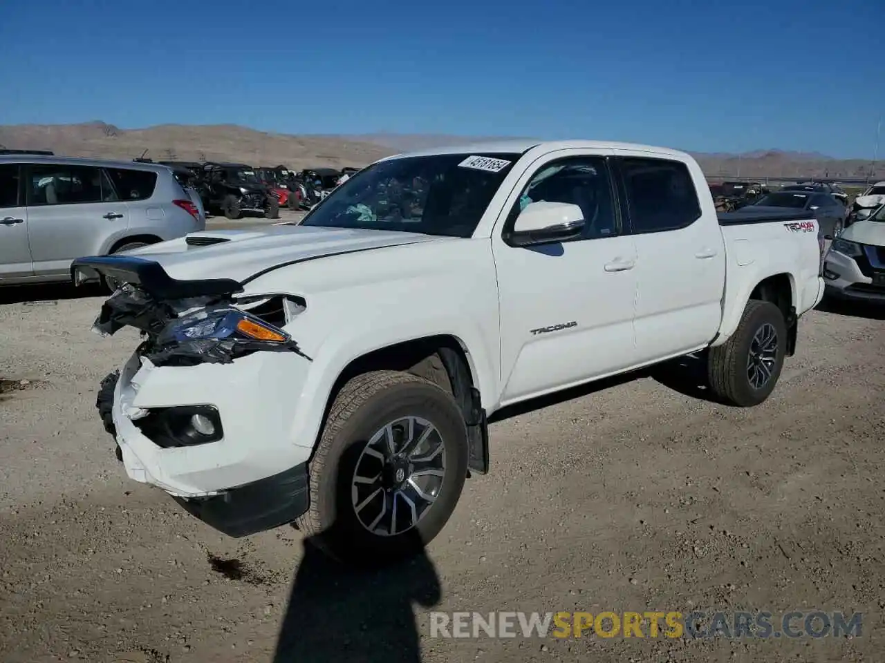 1 Photograph of a damaged car 3TMCZ5AN0NM506152 TOYOTA TACOMA 2022