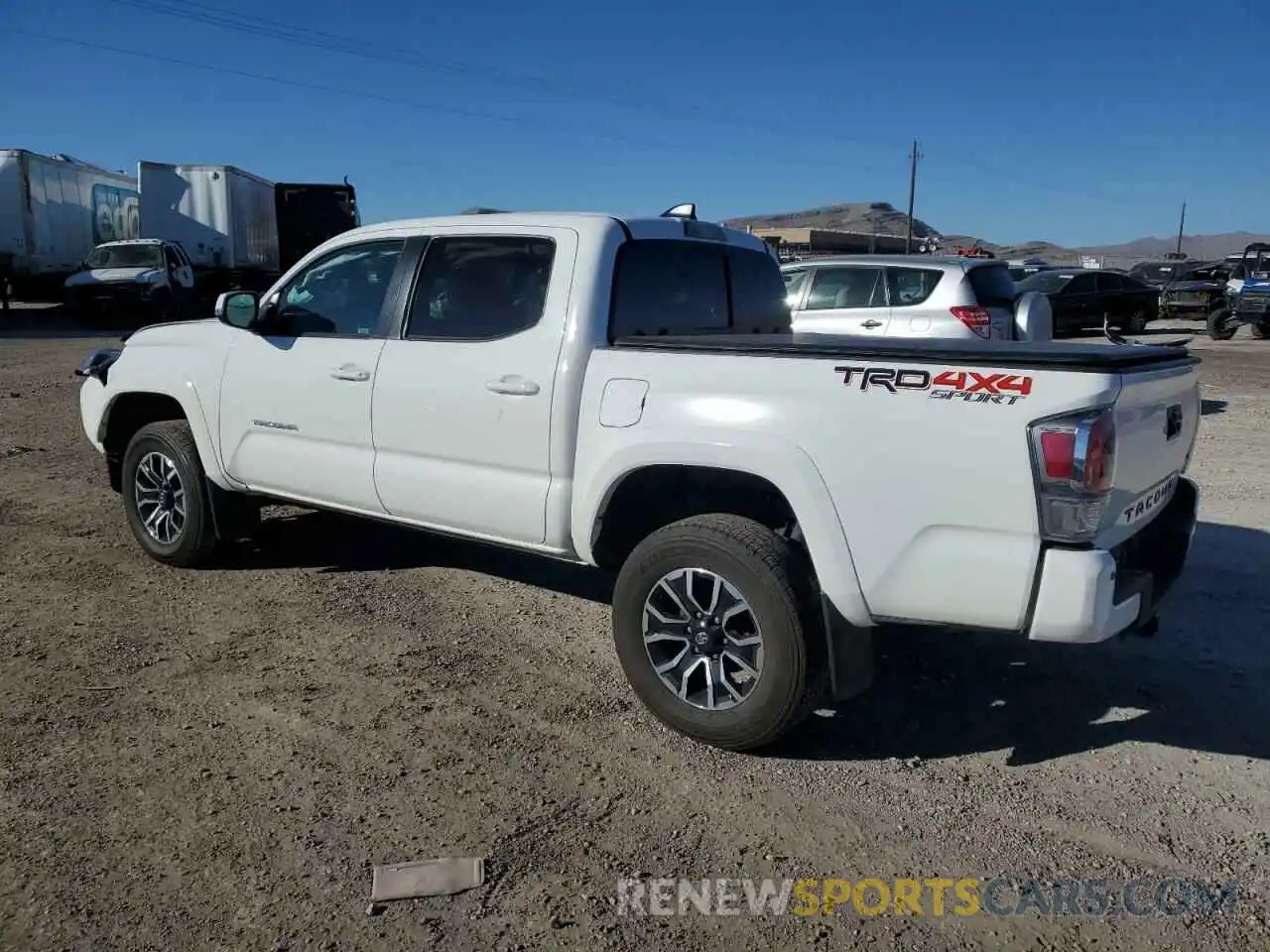 2 Photograph of a damaged car 3TMCZ5AN0NM506152 TOYOTA TACOMA 2022