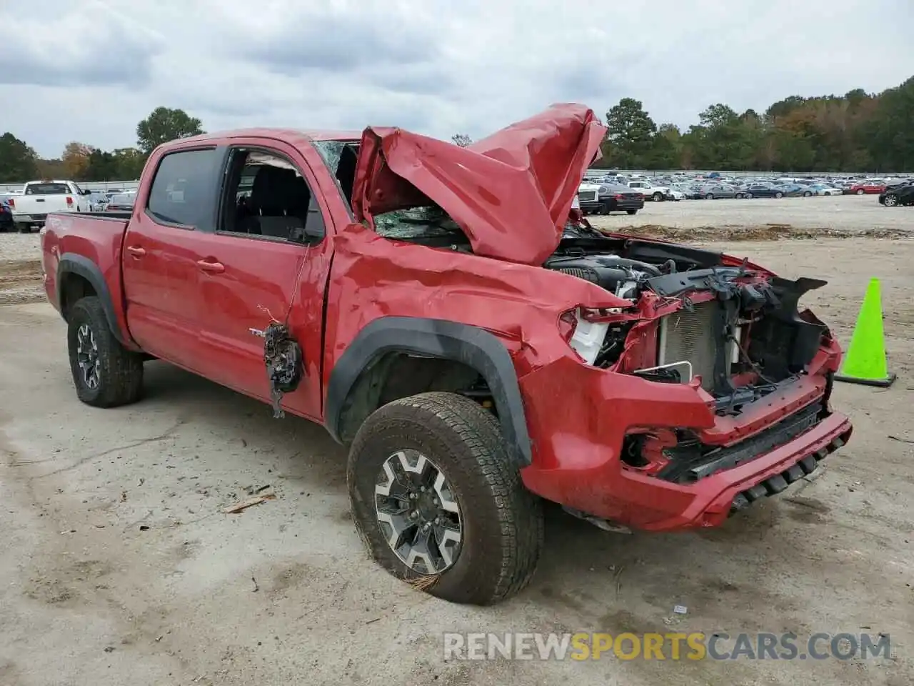 1 Photograph of a damaged car 3TMCZ5AN1NM455020 TOYOTA TACOMA 2022