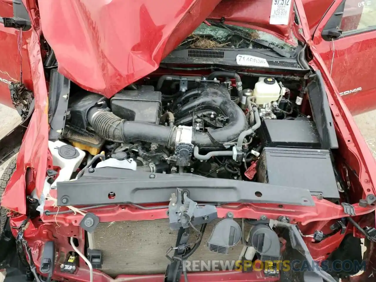 7 Photograph of a damaged car 3TMCZ5AN1NM455020 TOYOTA TACOMA 2022