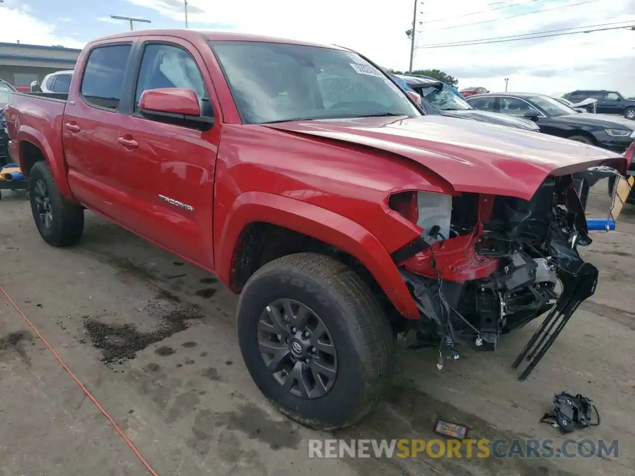 1 Photograph of a damaged car 3TMCZ5AN1NM455910 TOYOTA TACOMA 2022