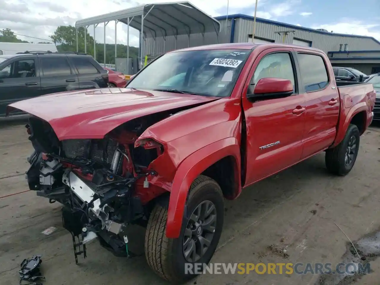 2 Photograph of a damaged car 3TMCZ5AN1NM455910 TOYOTA TACOMA 2022