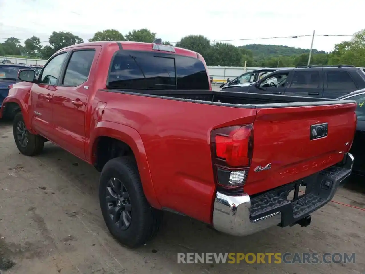 3 Photograph of a damaged car 3TMCZ5AN1NM455910 TOYOTA TACOMA 2022