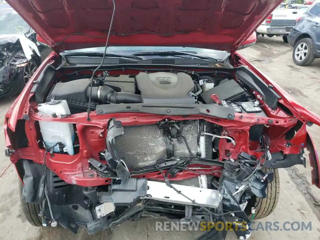 7 Photograph of a damaged car 3TMCZ5AN1NM455910 TOYOTA TACOMA 2022