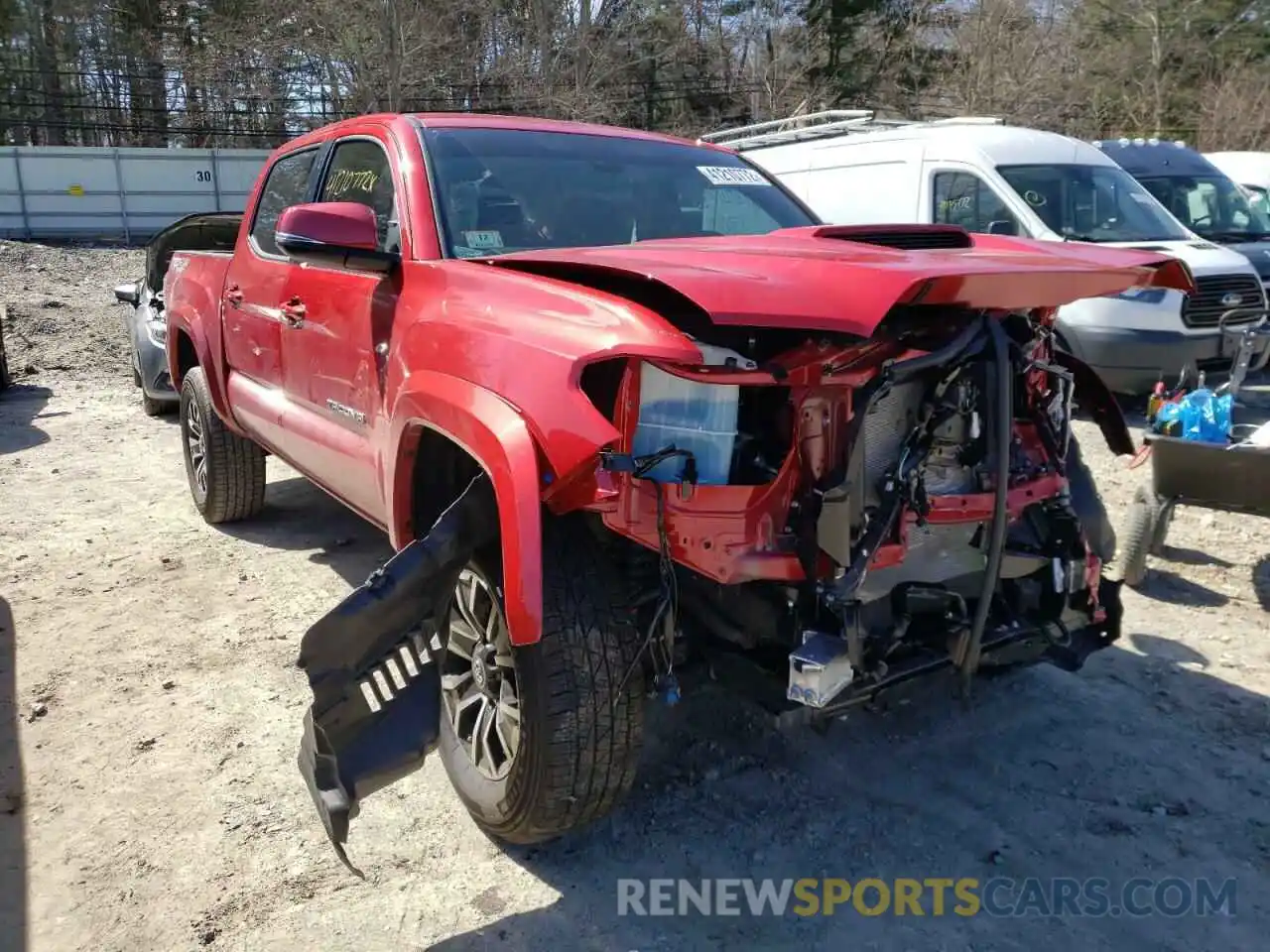 1 Photograph of a damaged car 3TMCZ5AN1NM459956 TOYOTA TACOMA 2022