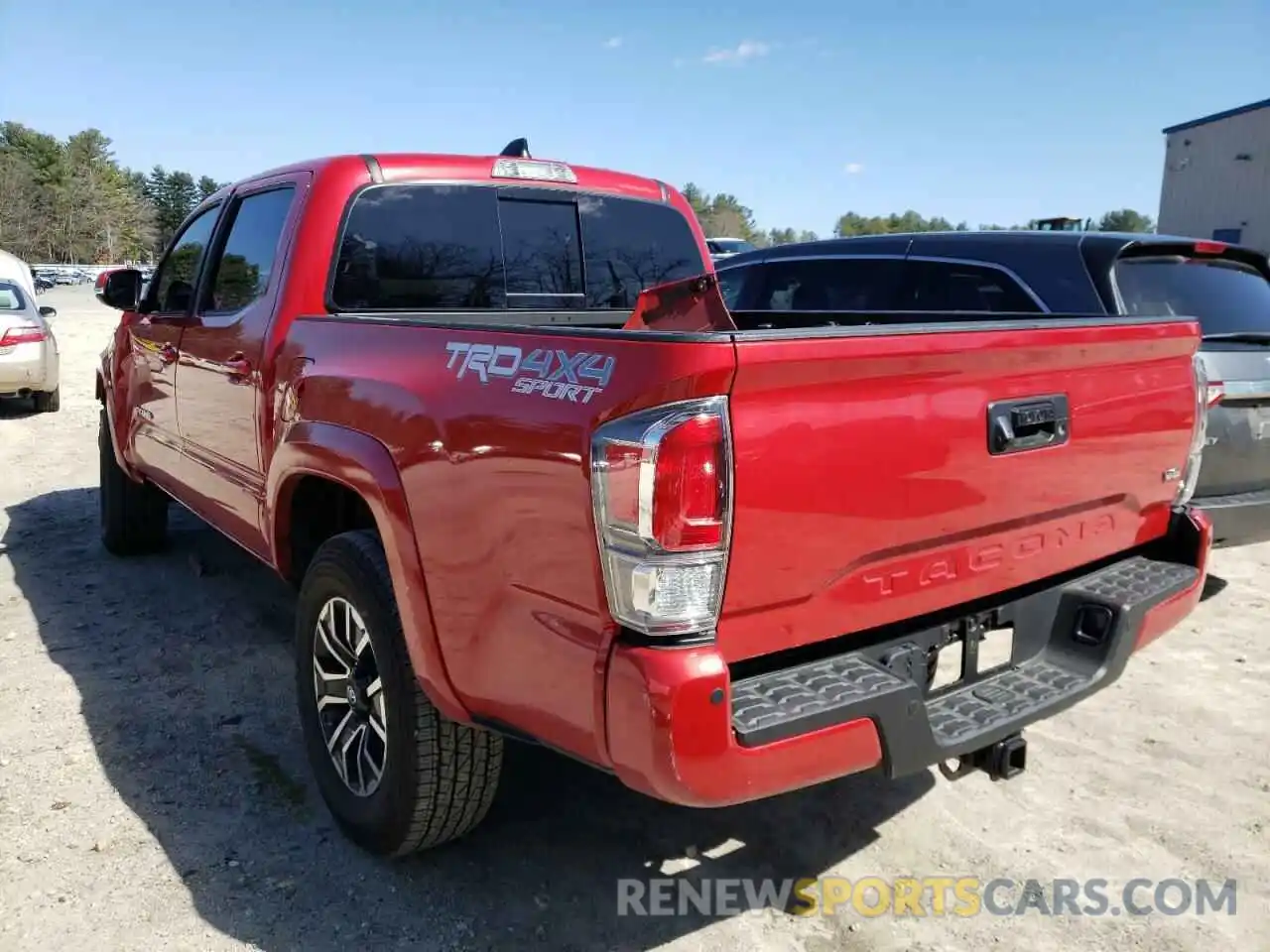 3 Photograph of a damaged car 3TMCZ5AN1NM459956 TOYOTA TACOMA 2022