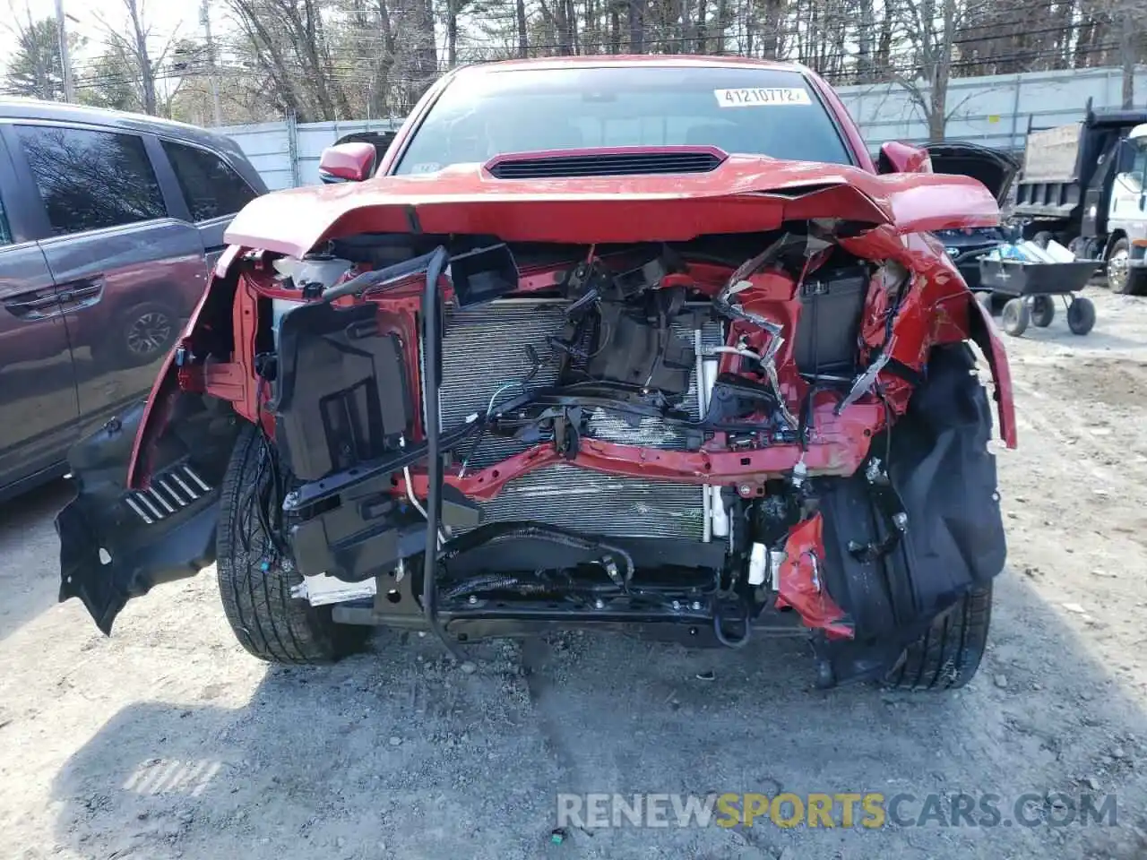 9 Photograph of a damaged car 3TMCZ5AN1NM459956 TOYOTA TACOMA 2022