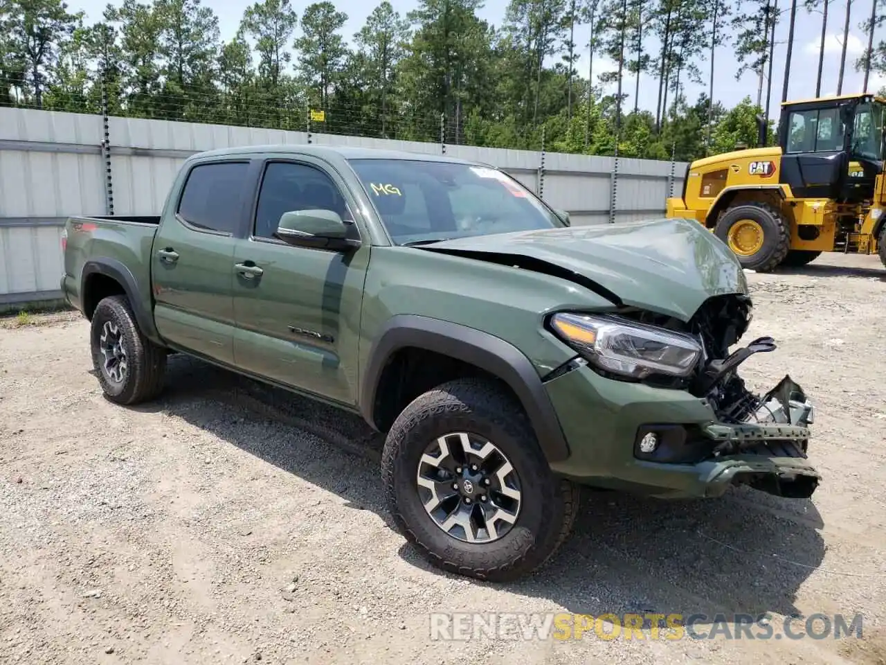 1 Photograph of a damaged car 3TMCZ5AN1NM460489 TOYOTA TACOMA 2022