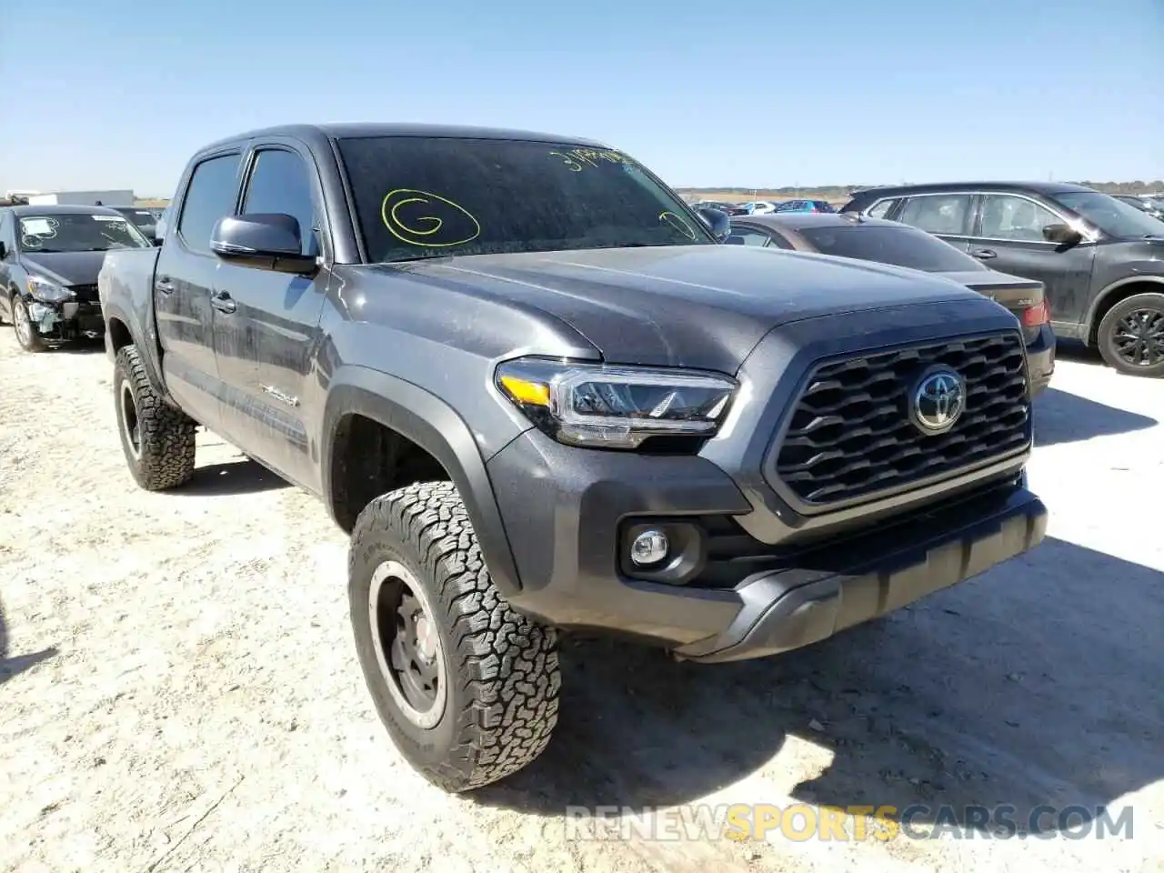 1 Photograph of a damaged car 3TMCZ5AN1NM465790 TOYOTA TACOMA 2022